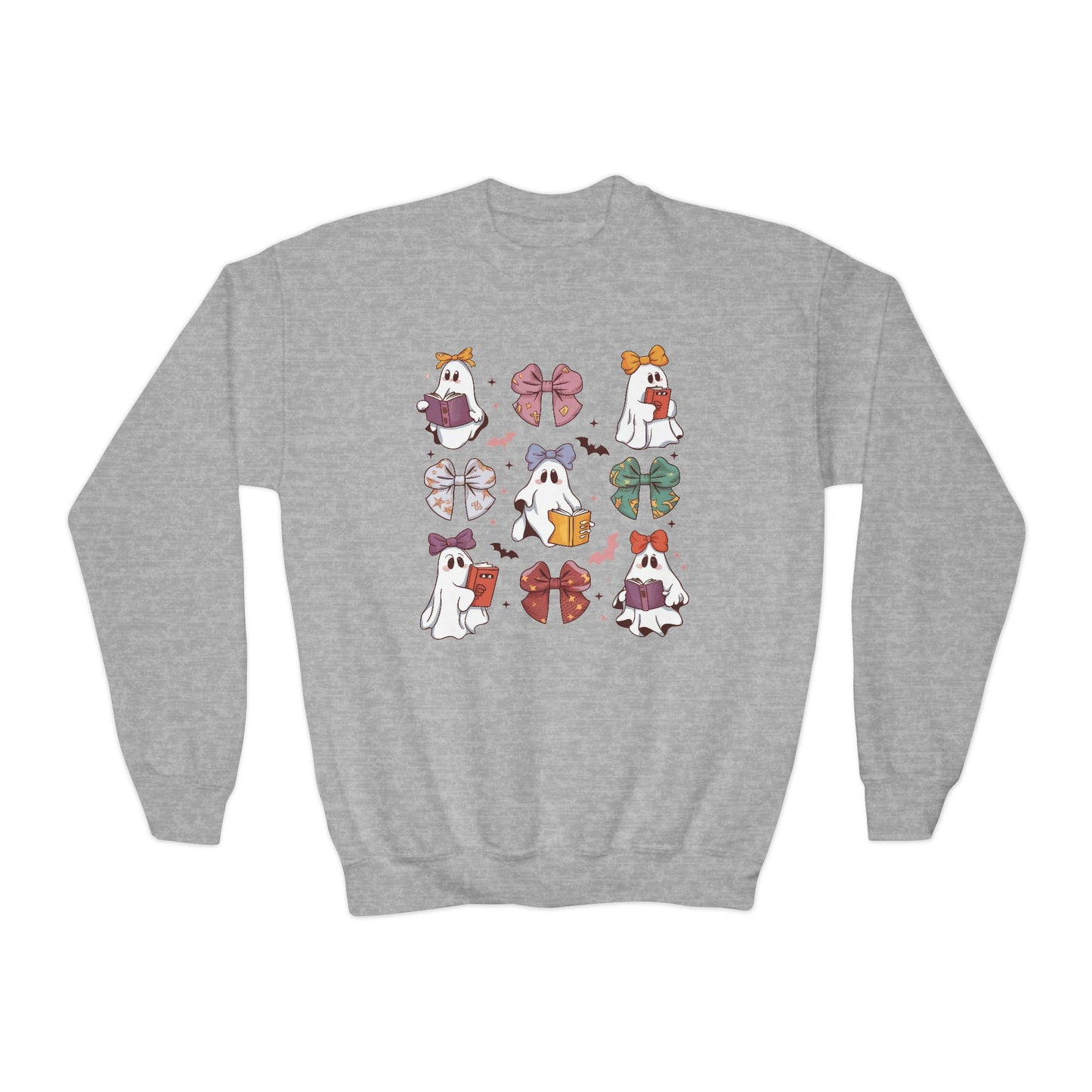 Ghosts & Books Youth Crewneck Sweatshirt