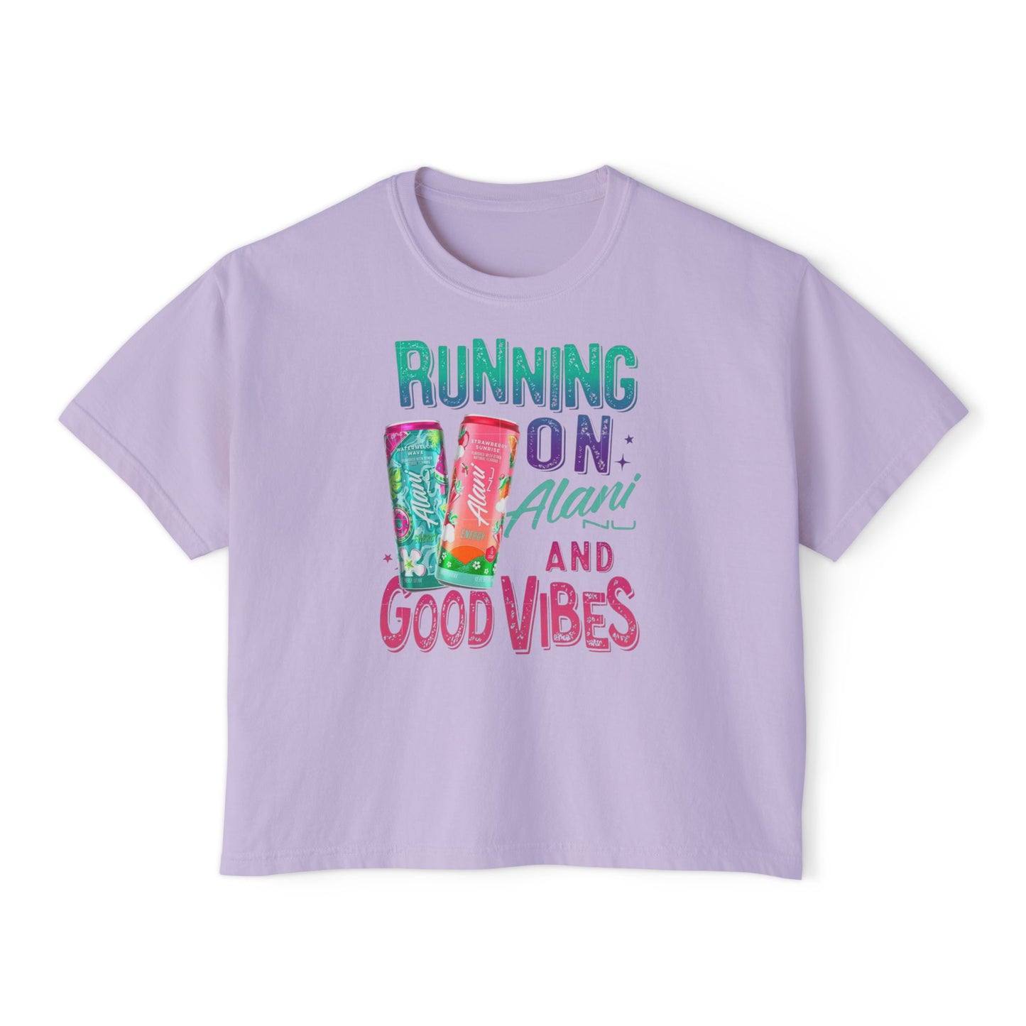 Running on Alani & Good Vibes Women's Boxy Tee
