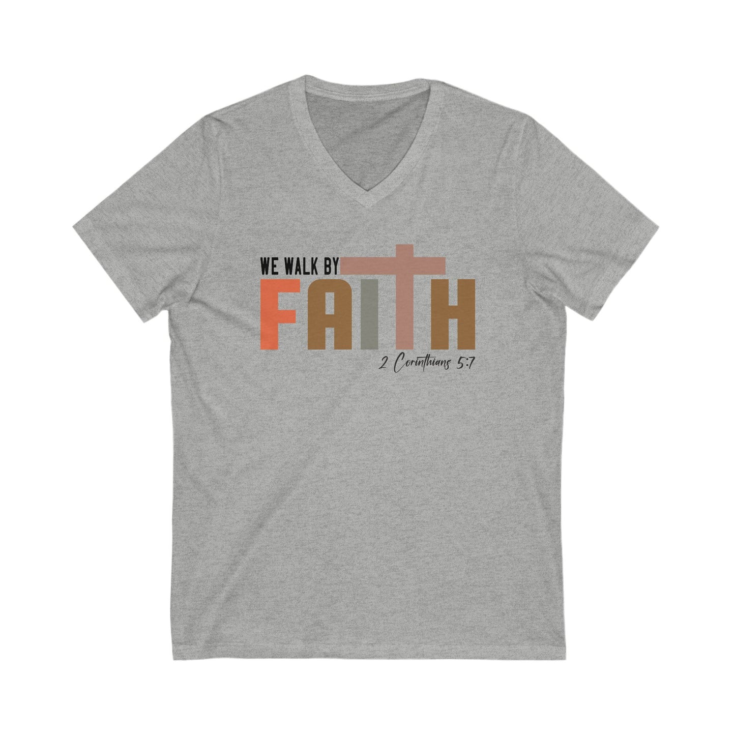Walk by Faith V-Neck Tee