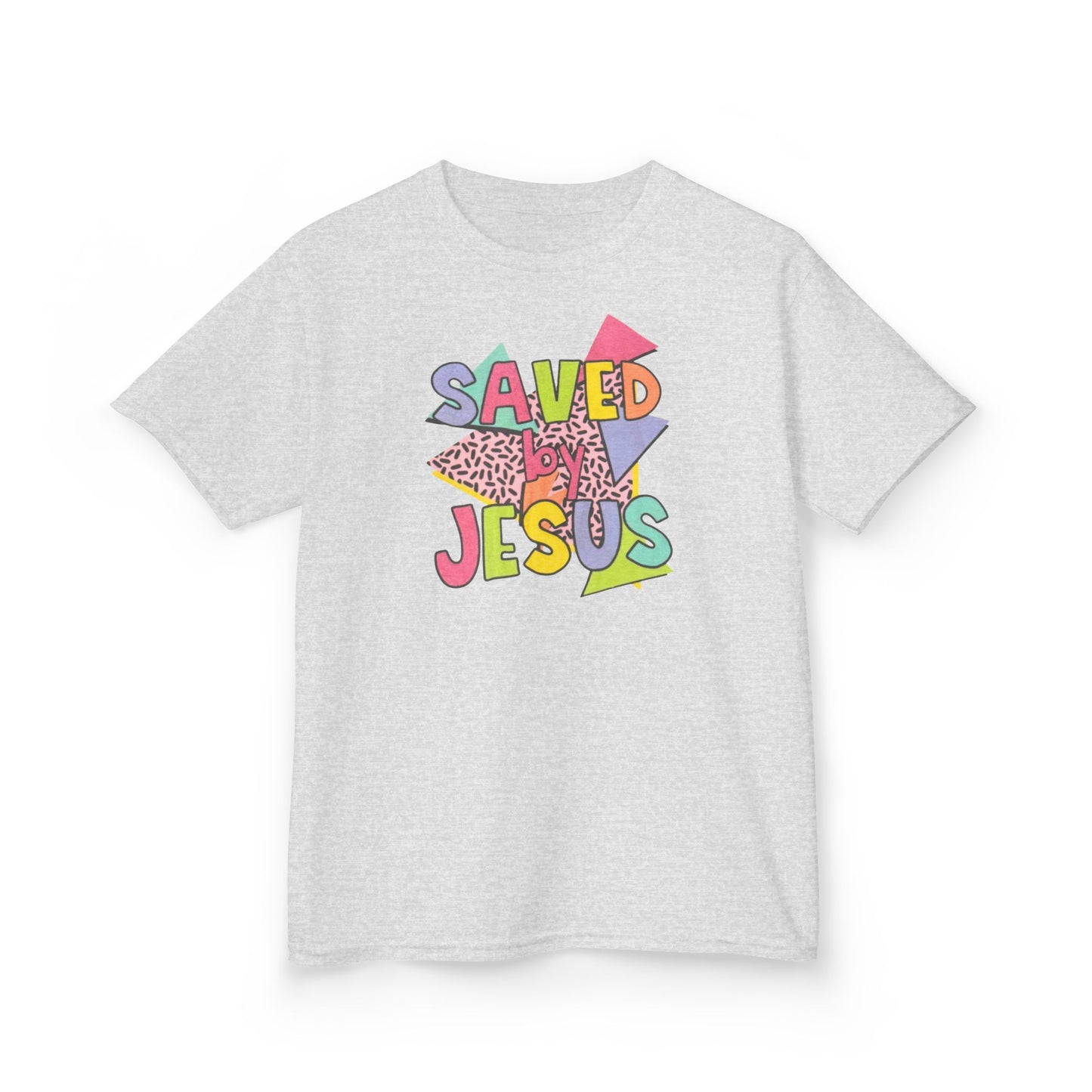 Retro Saved by Jesus Kids Tee