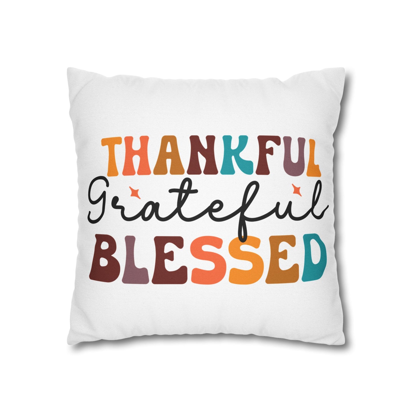 Double Sided Fall/ Thanksgiving Decorative Pillowcase
