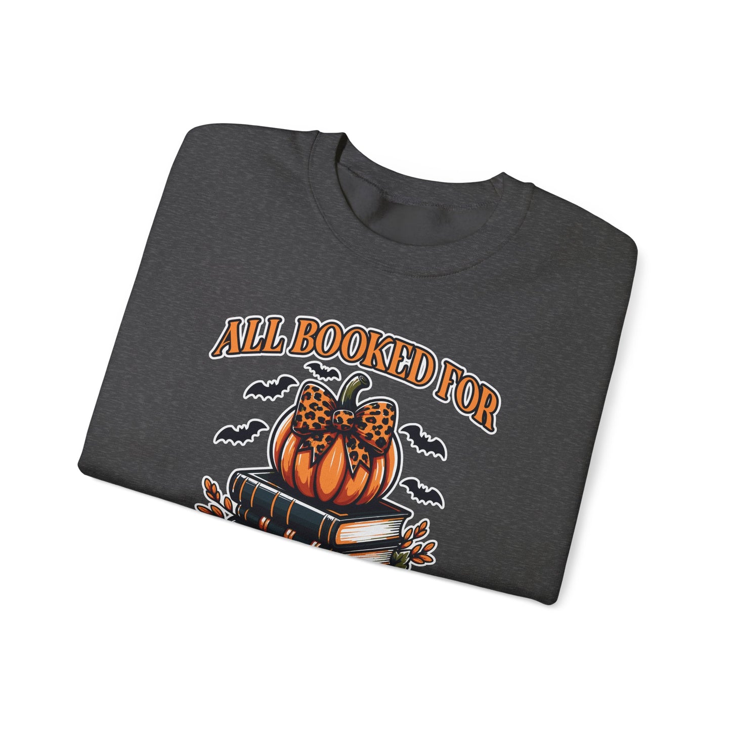 All Booked For Halloween Crewneck Sweatshirt