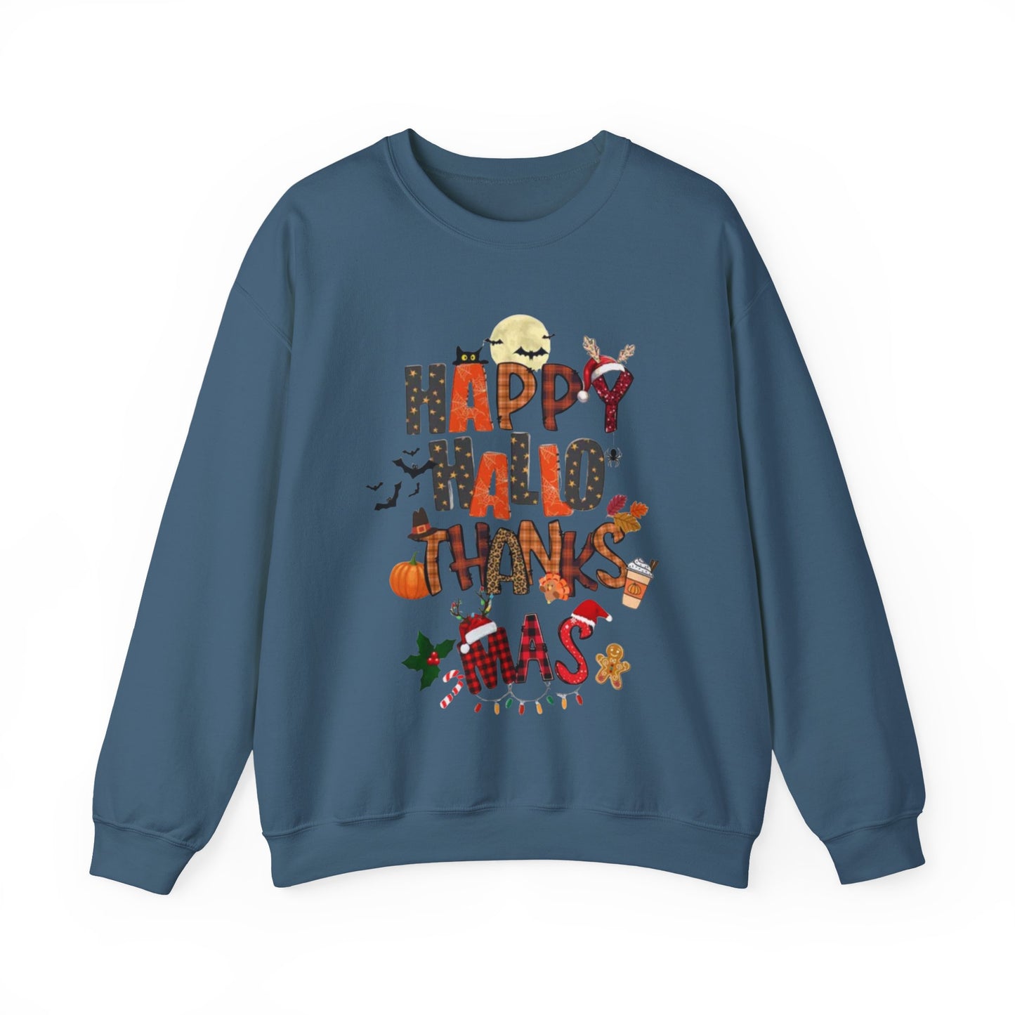 Happy Hallothanksmas Crewneck Sweatshirt