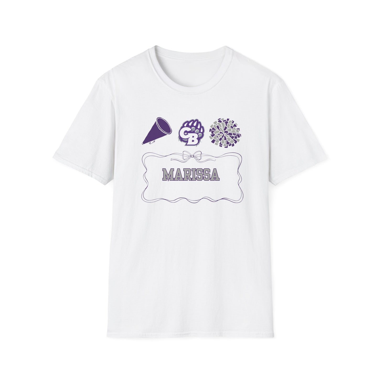 Personalized CB Cheerleading T-Shirt