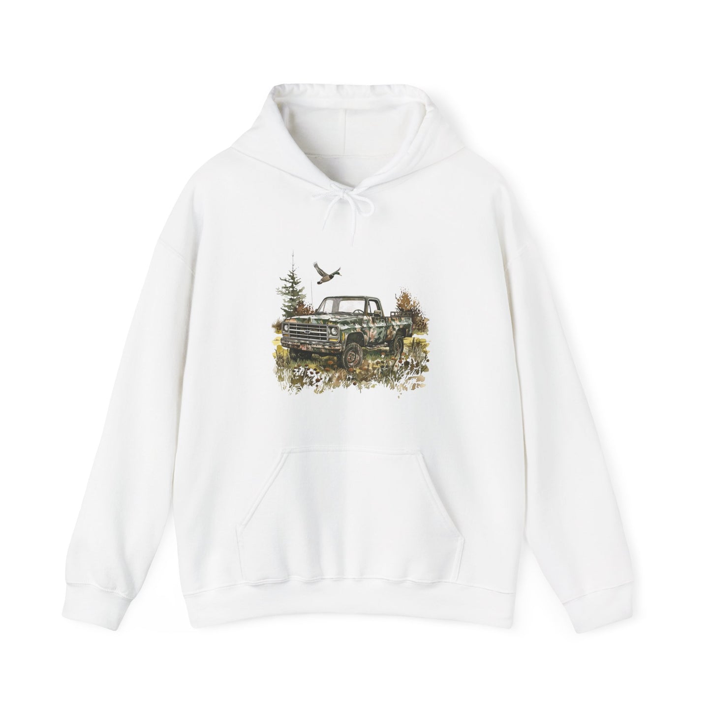 Vintage Hunting Truck Hoodie