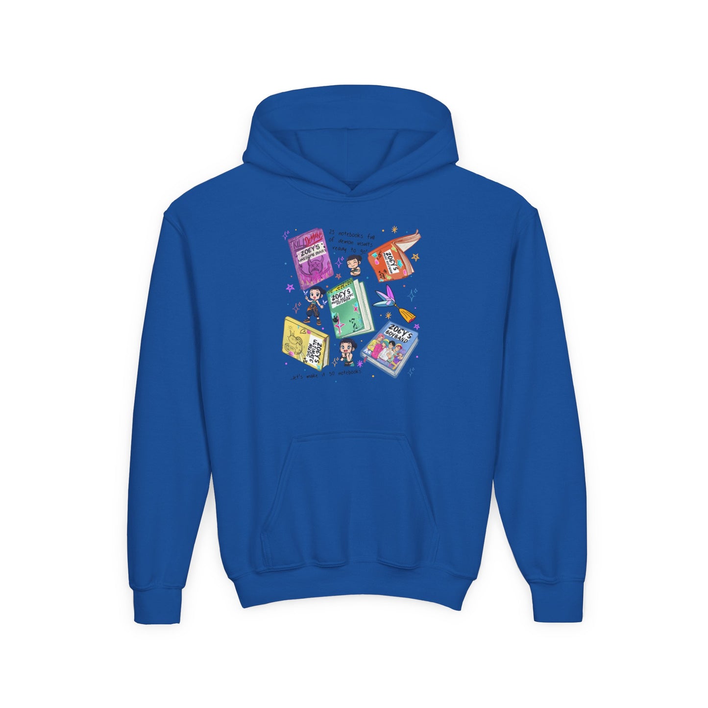 K-Pop Zoe's Books Youth Hooded Sweatshirt