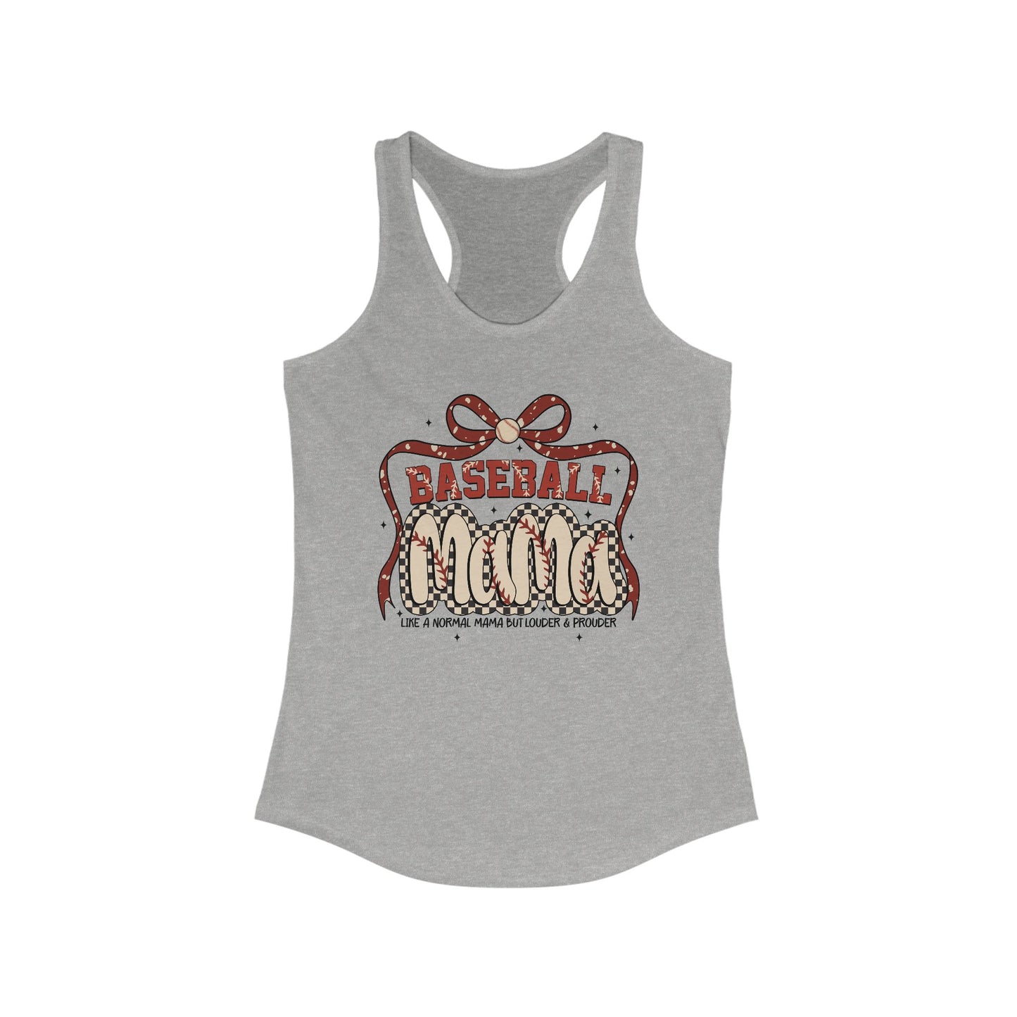Baseball Mom Racerback Tank