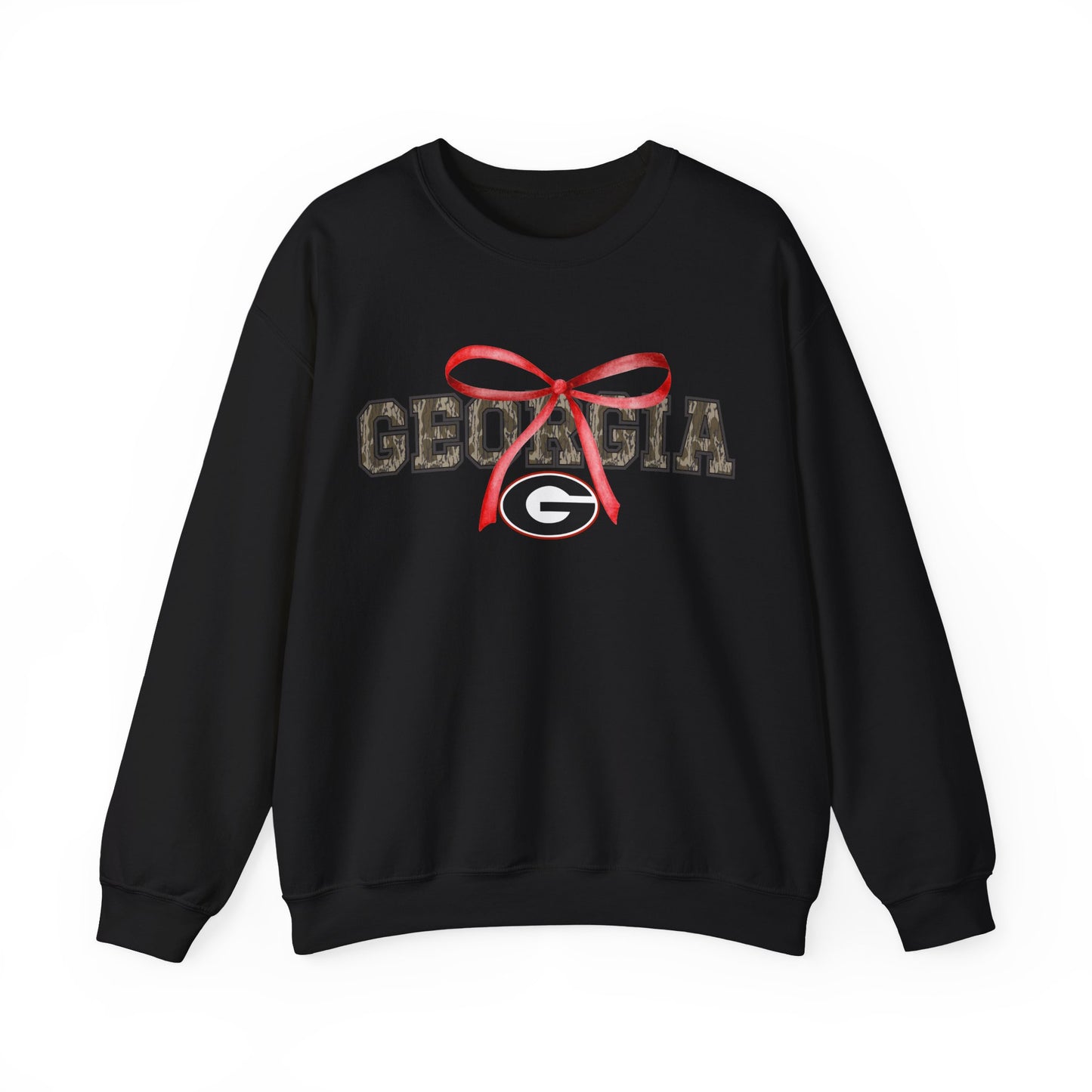 Camo Georgia Bow Crewneck Sweatshirt