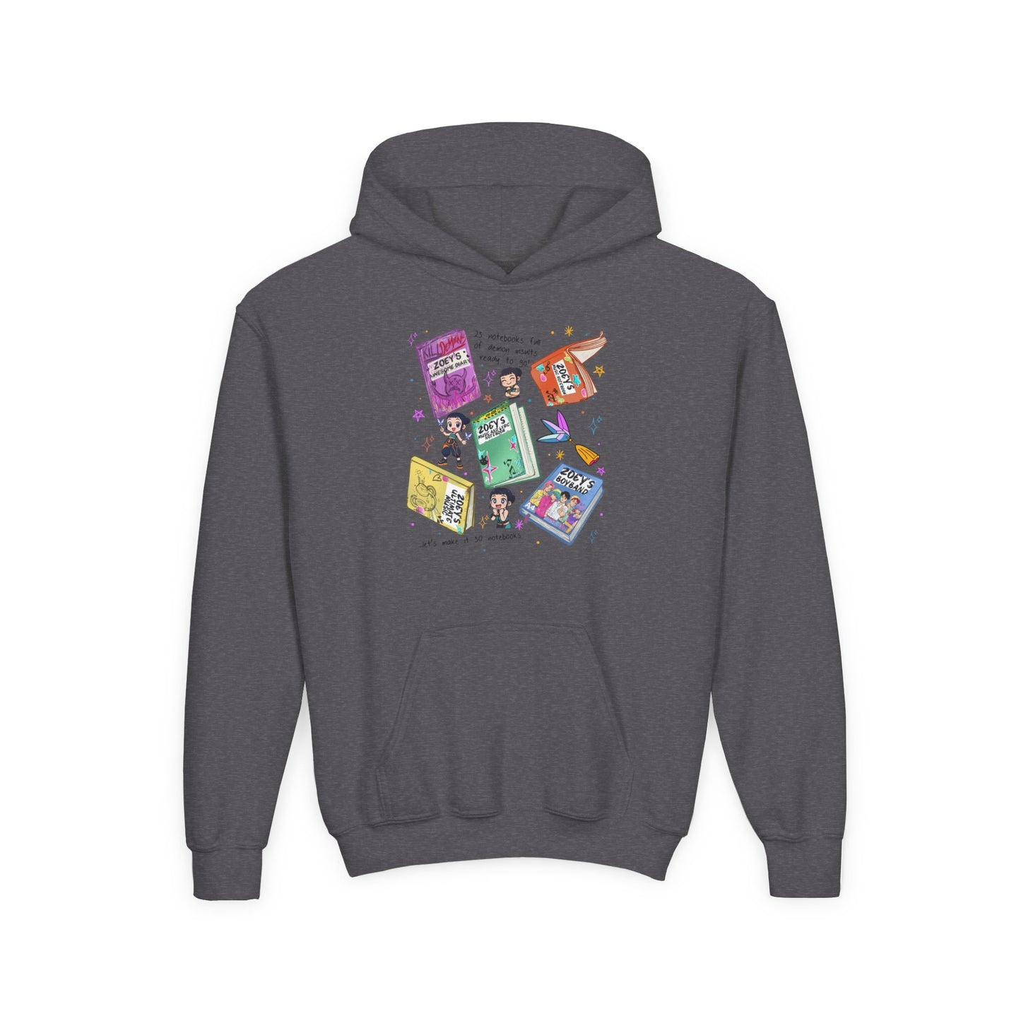 K-Pop Zoe's Books Youth Hooded Sweatshirt