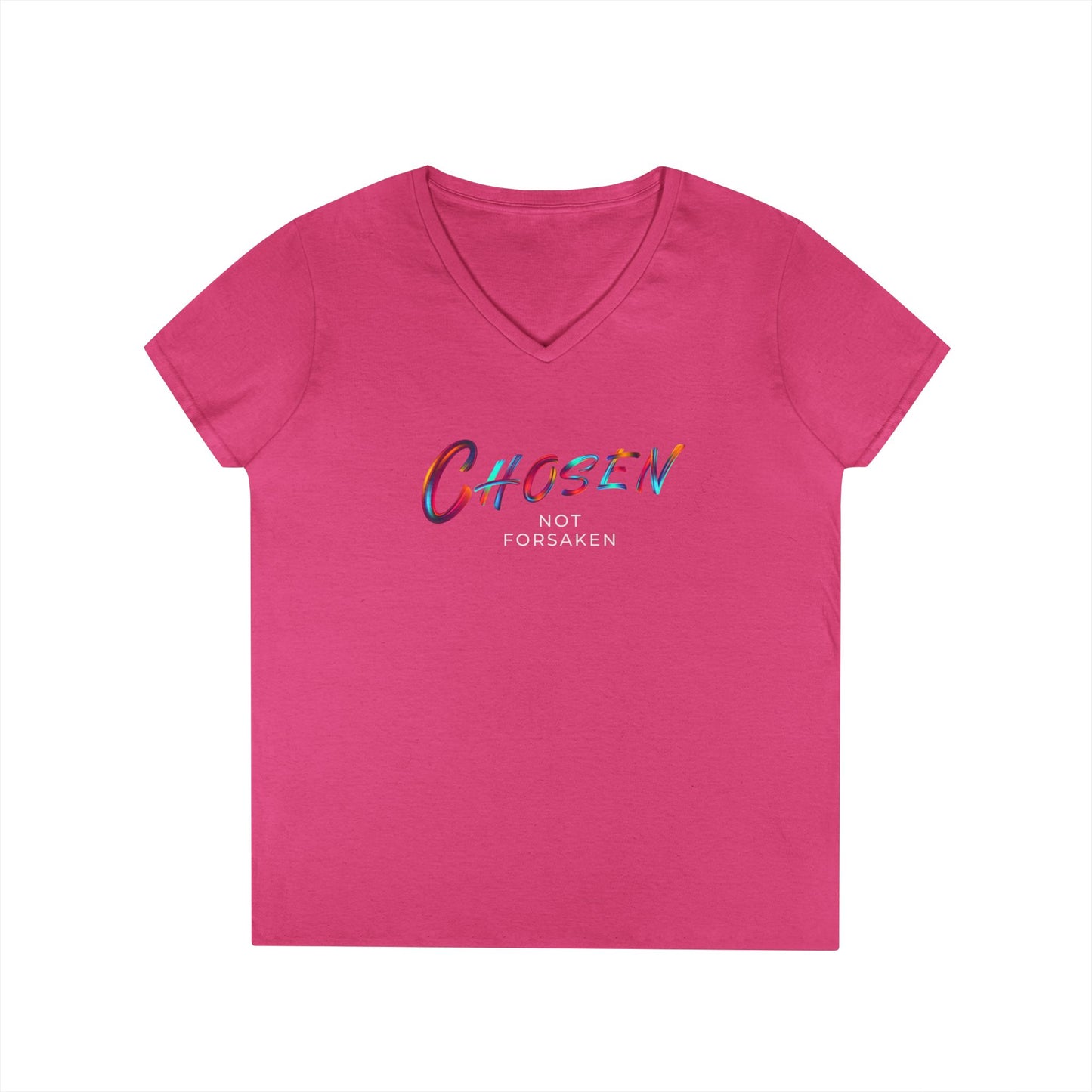 Chosen, Not Forsaken V-Neck T-Shirt