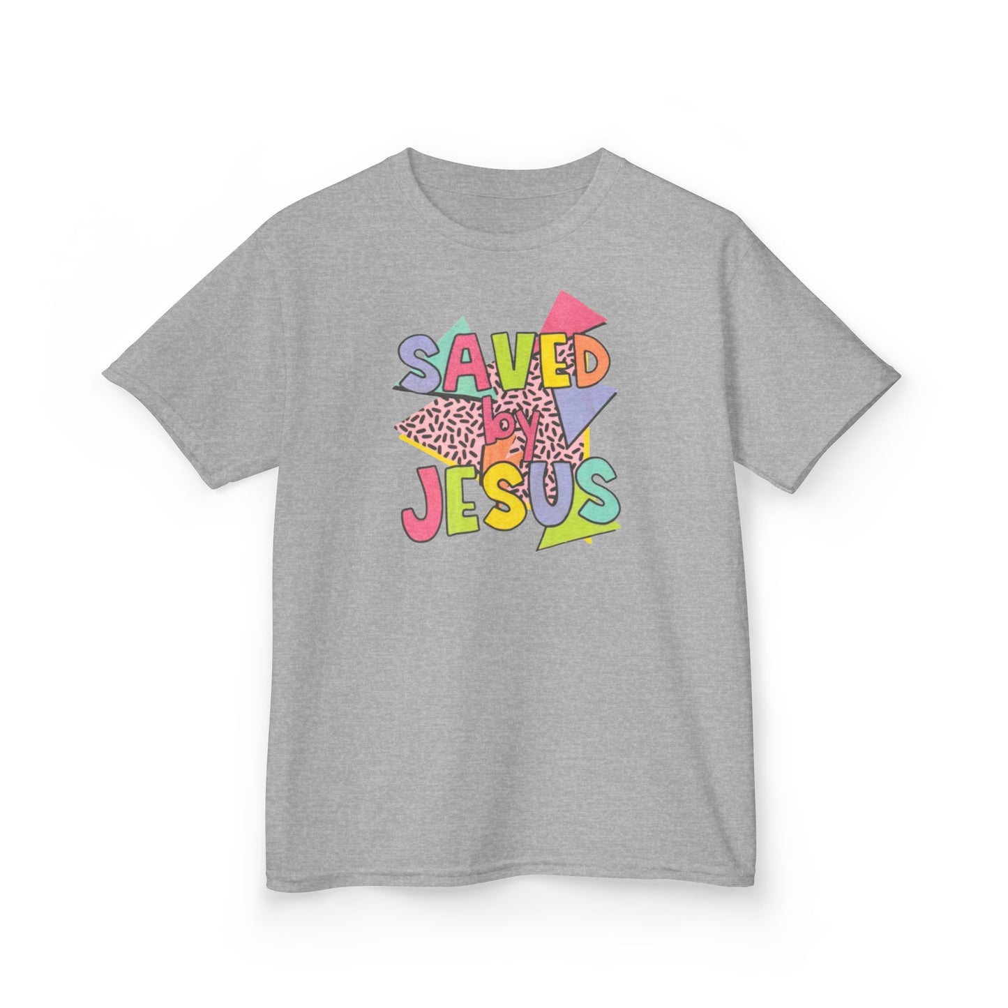 Retro Saved by Jesus Kids Tee