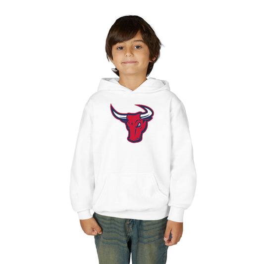 Youth Hoodie – WLA Red Bull Mascot