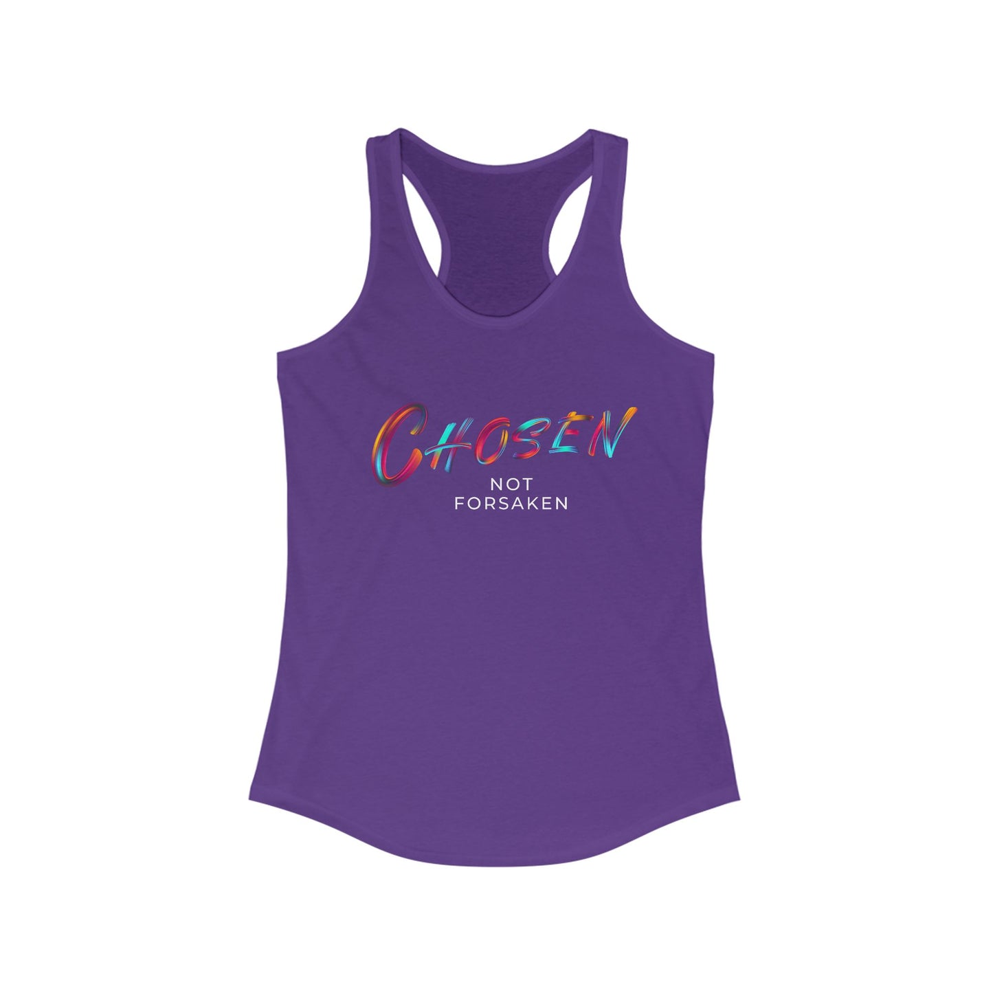 Chosen Not Forsaken Racerback Tank Top
