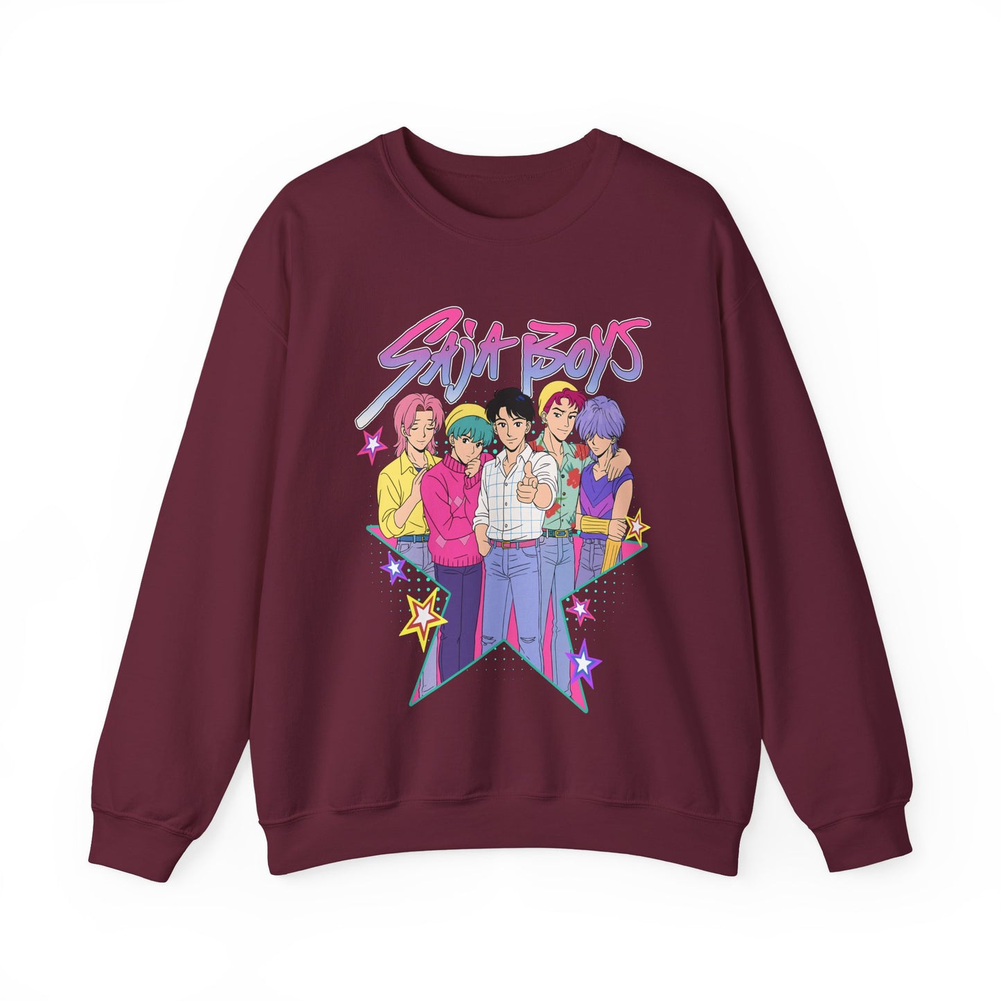 K-Pop Saja Boys Star Crewneck Sweatshirt