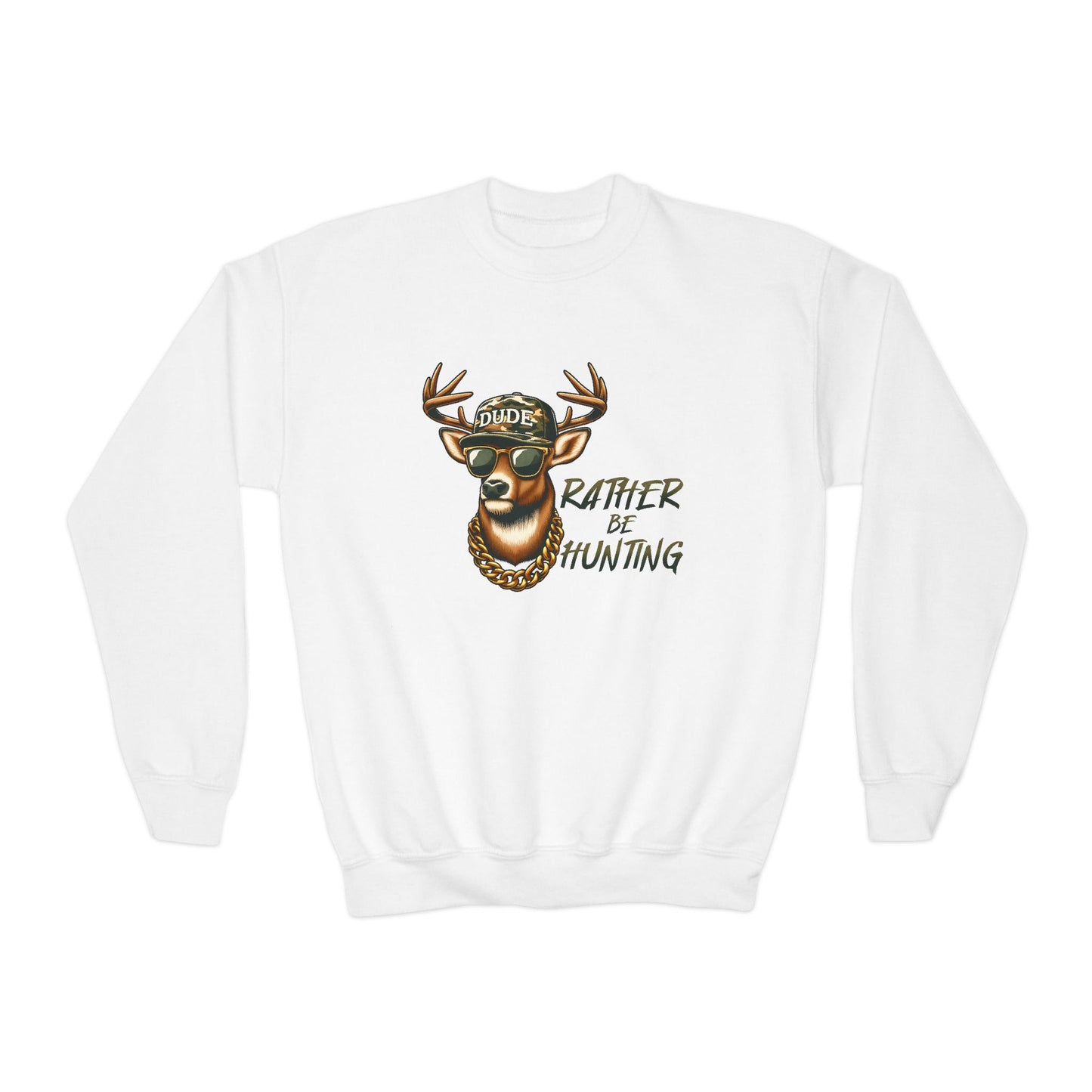 Rather be Hunting Youth Sweatshirt