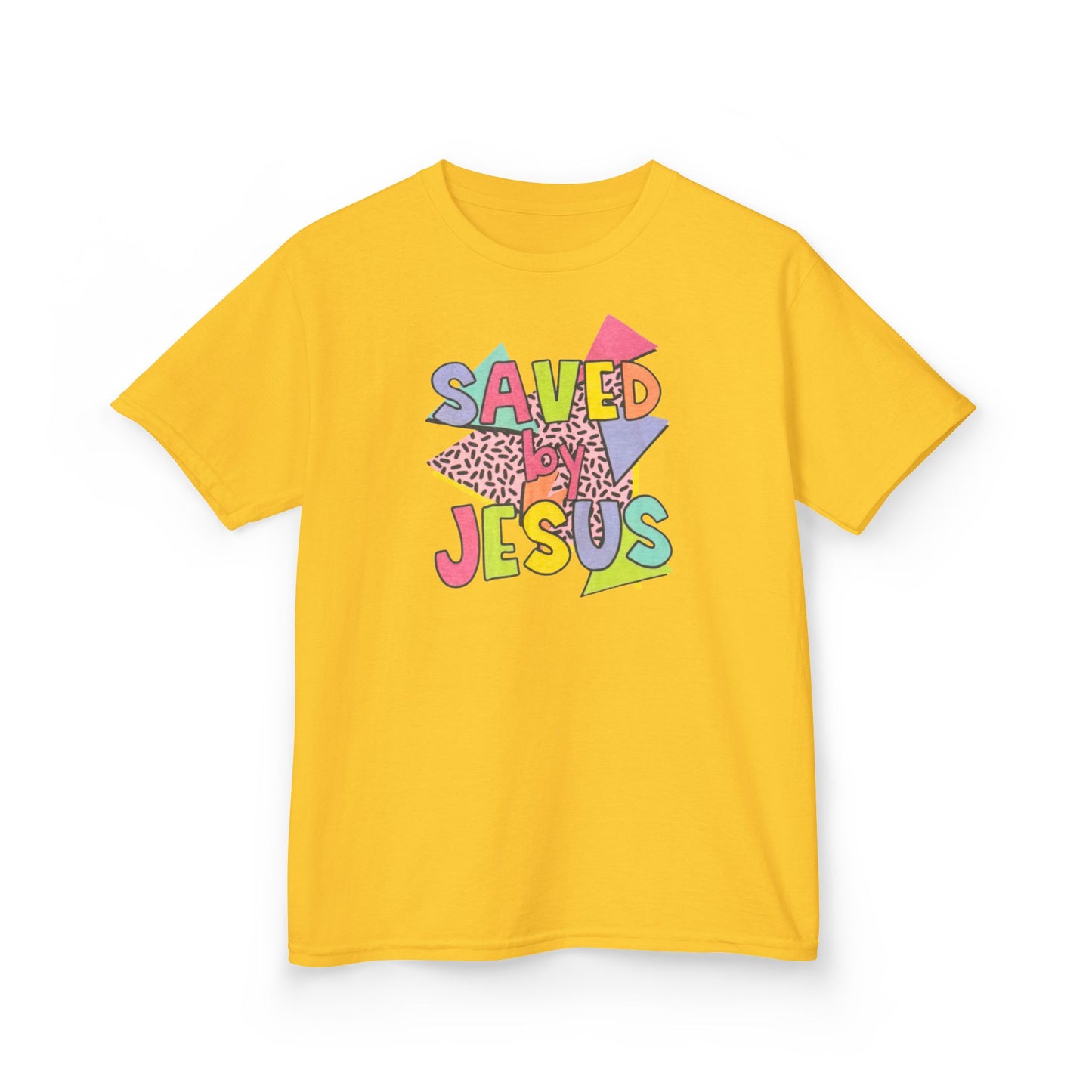 Retro Saved by Jesus Kids Tee