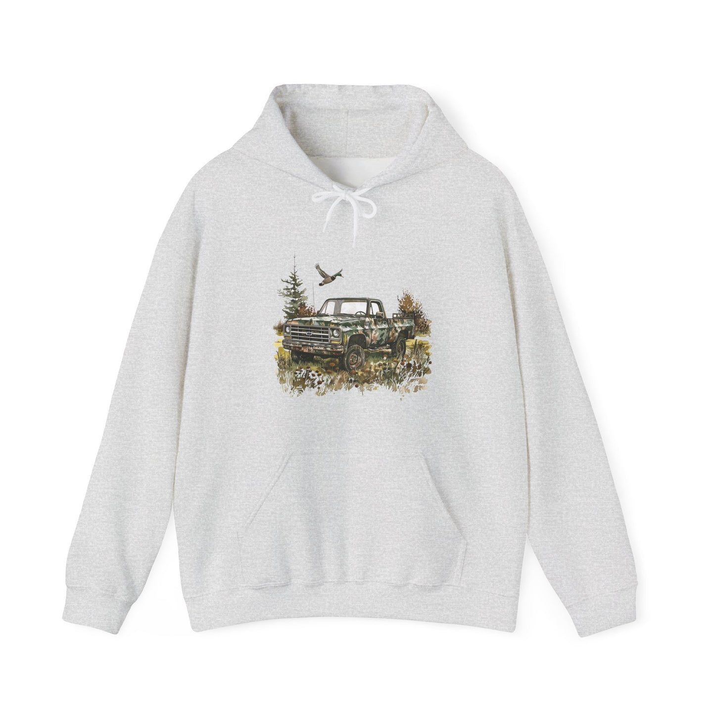 Vintage Hunting Truck Hoodie