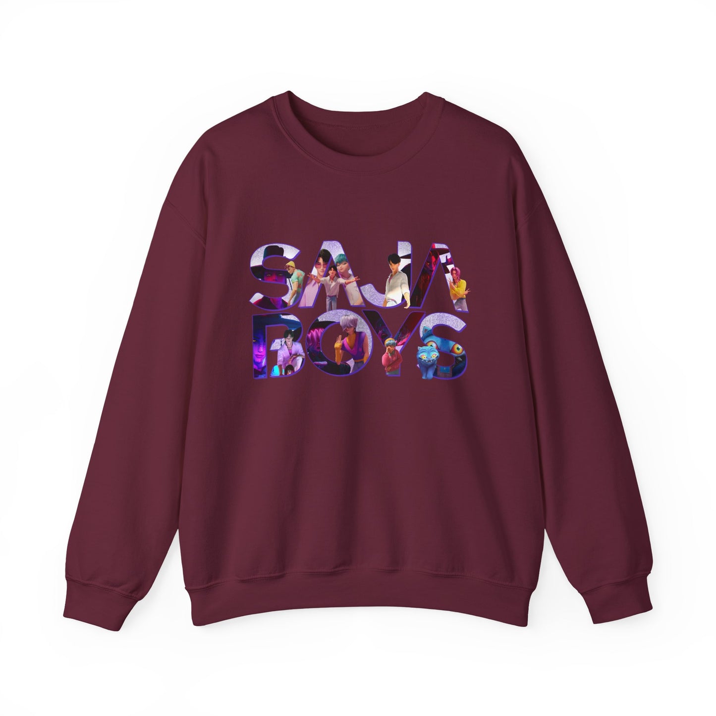 K-Pop SAJA BOYS Words Crewneck Sweatshirt