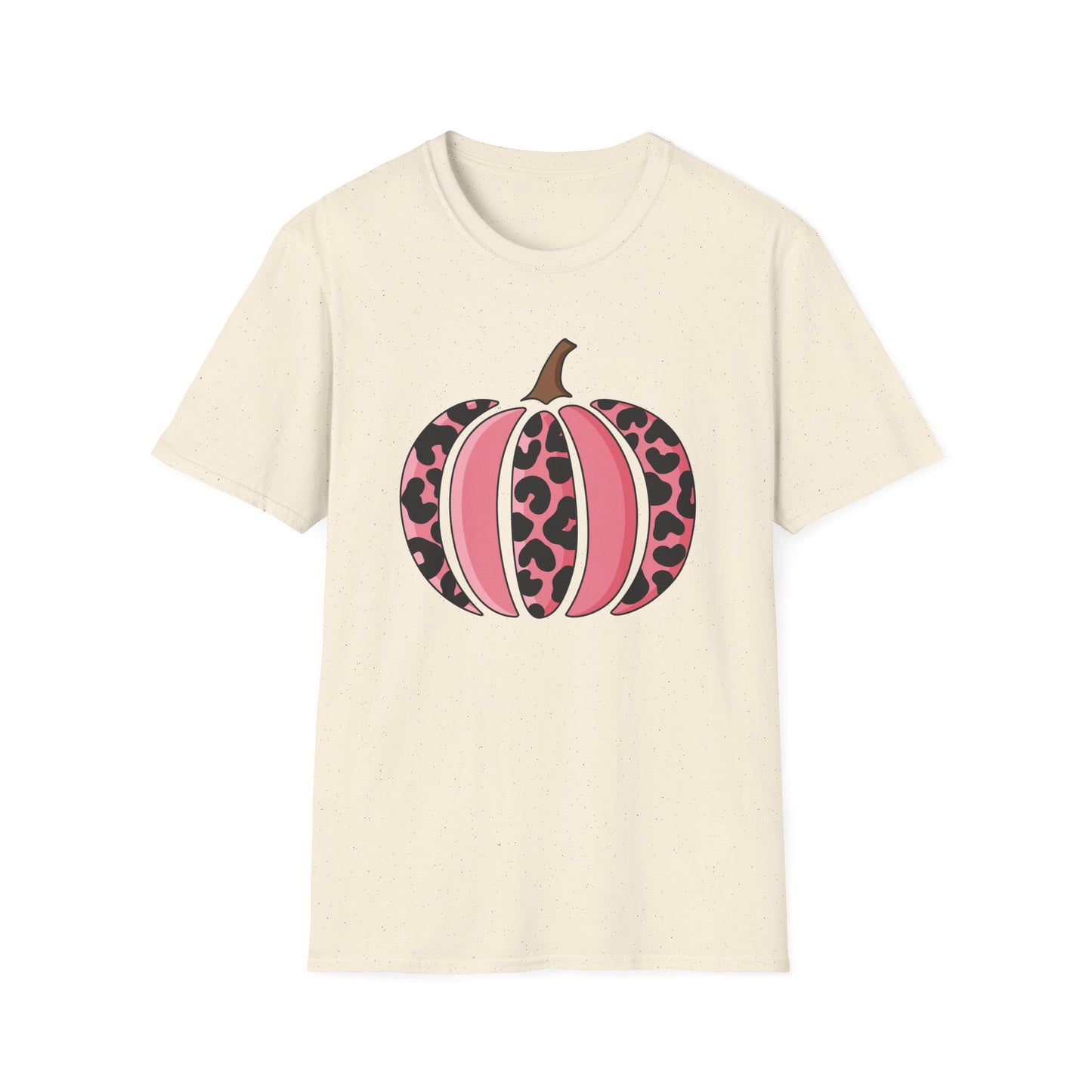 Pink Leopard Print Pumpkin T-Shirt