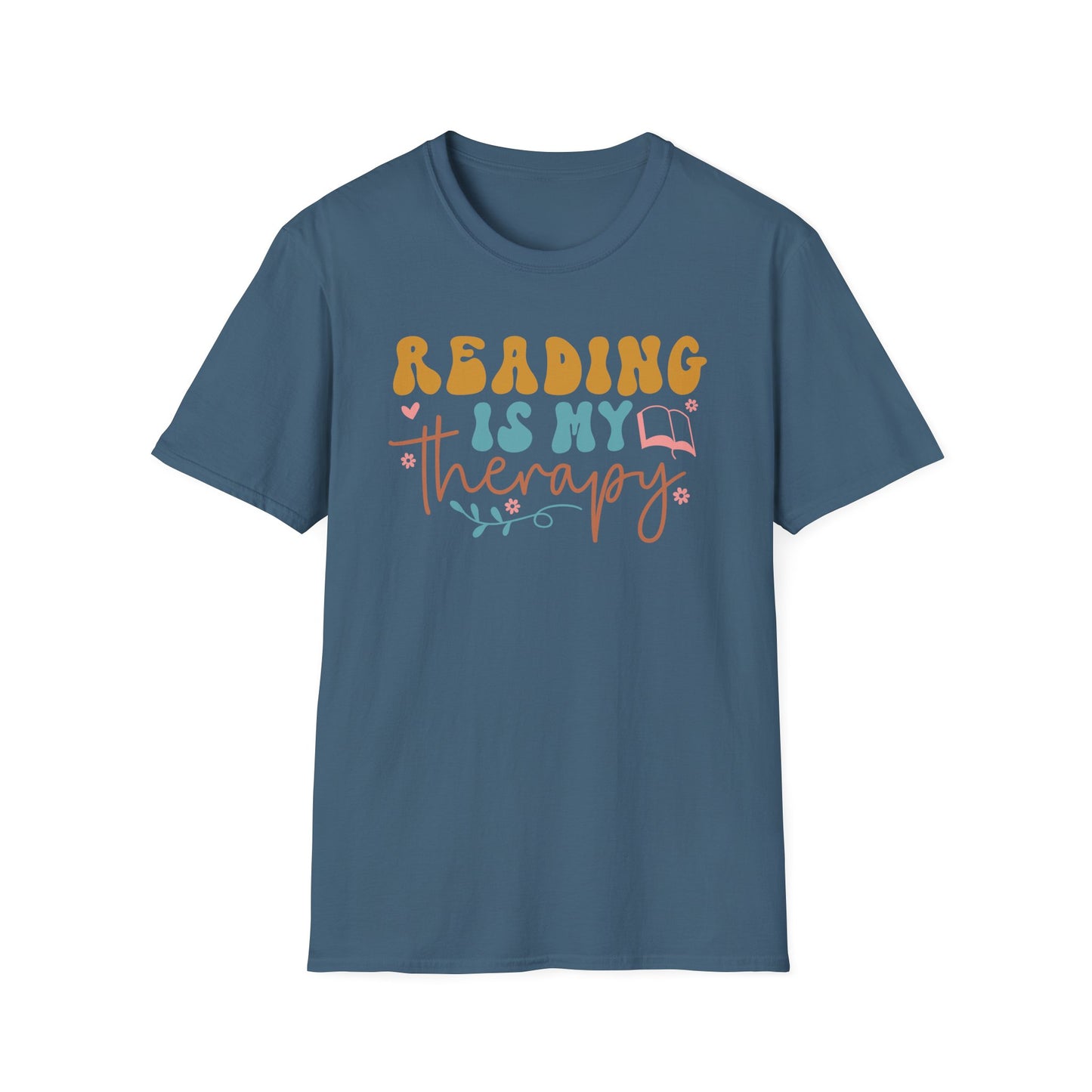Reading is My Therapy Unisex T-Shirt