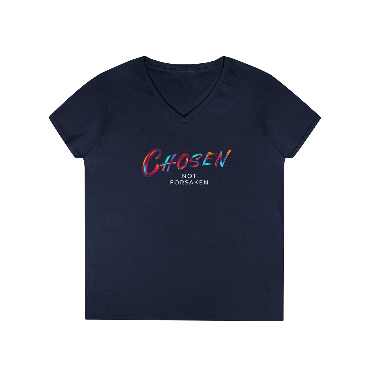 Chosen, Not Forsaken V-Neck T-Shirt