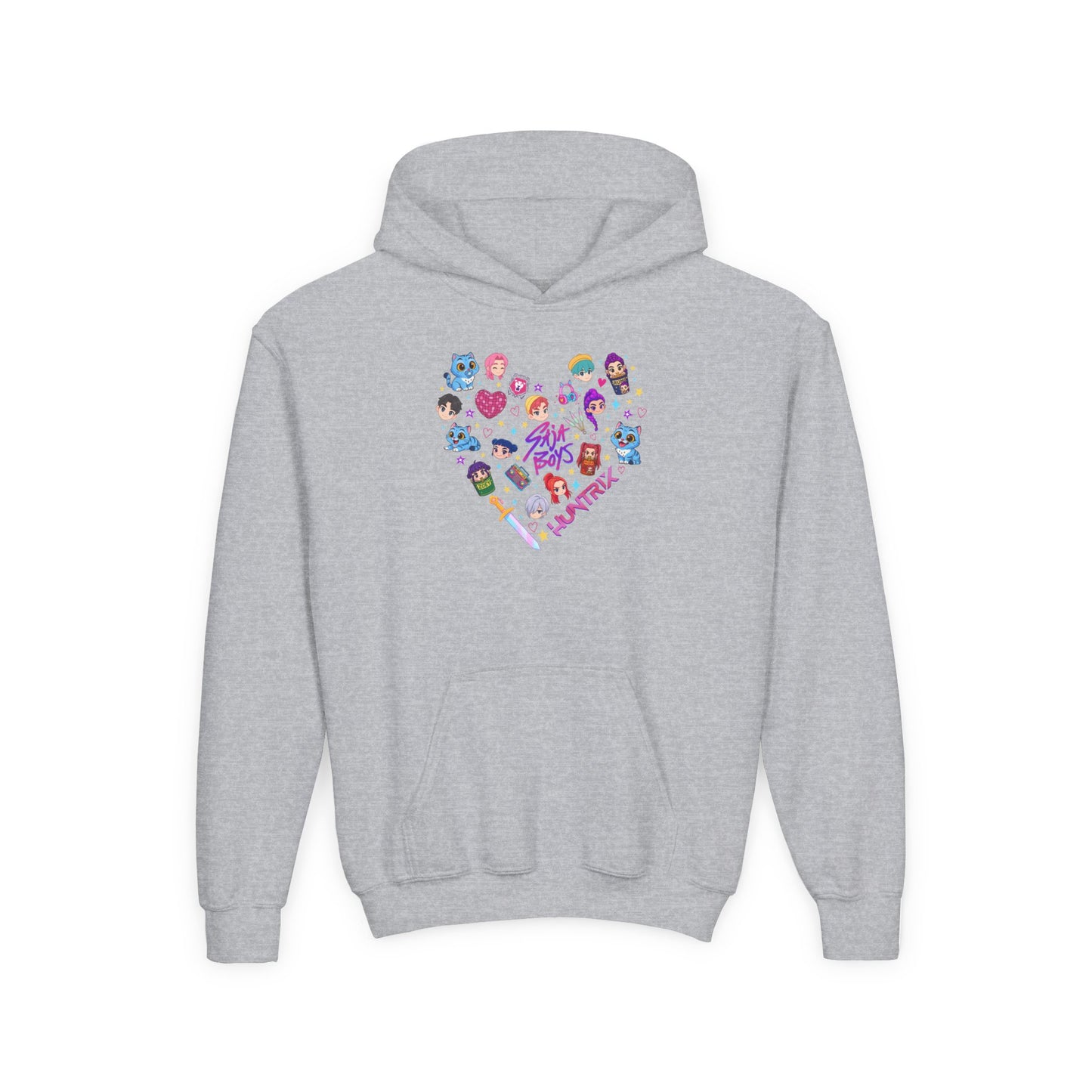 Youth Kpop Character Heart Hoodie