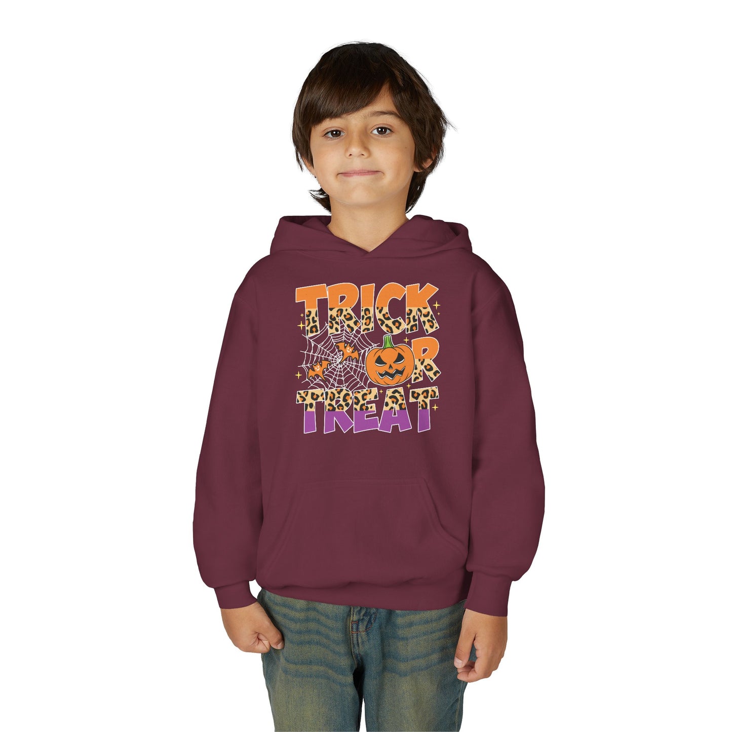 Youth Halloween Trick or Treat Hoodie