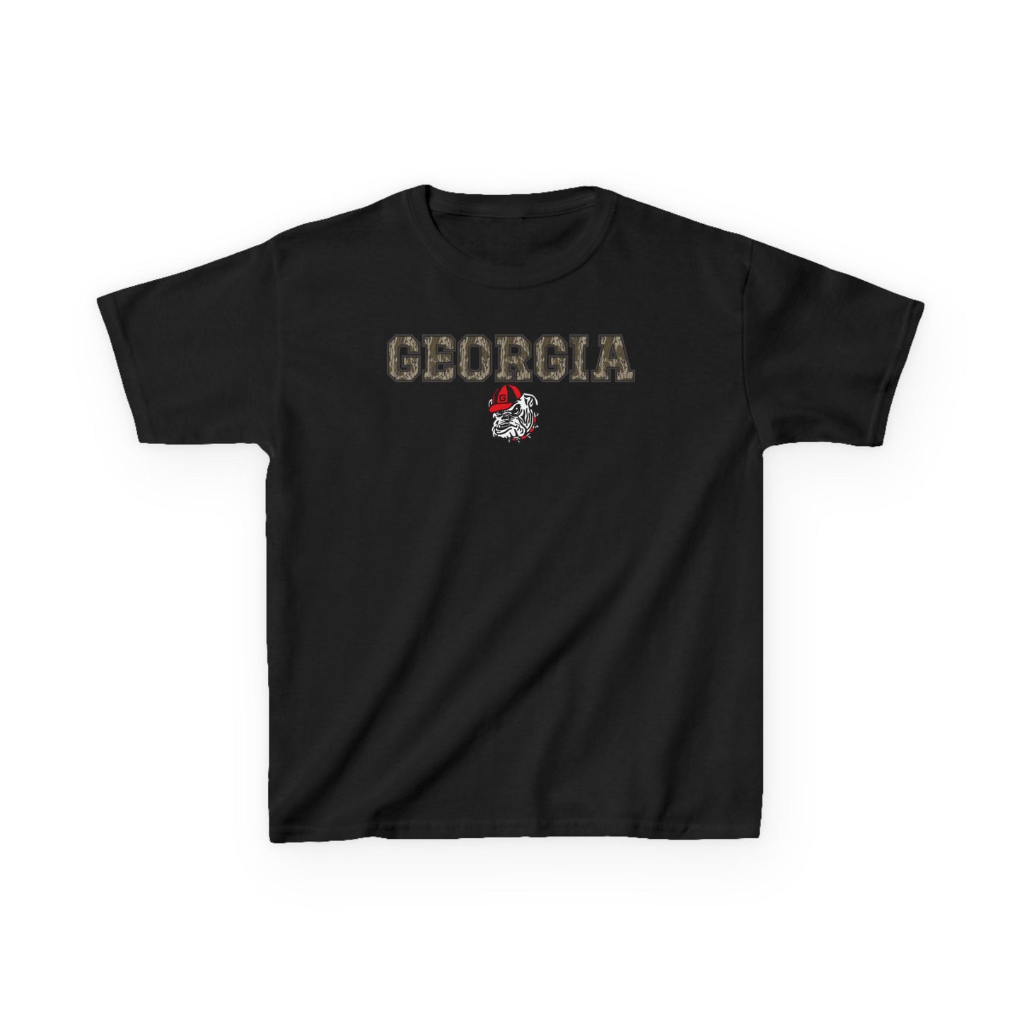 Camo Georgia Dog Youth Tee