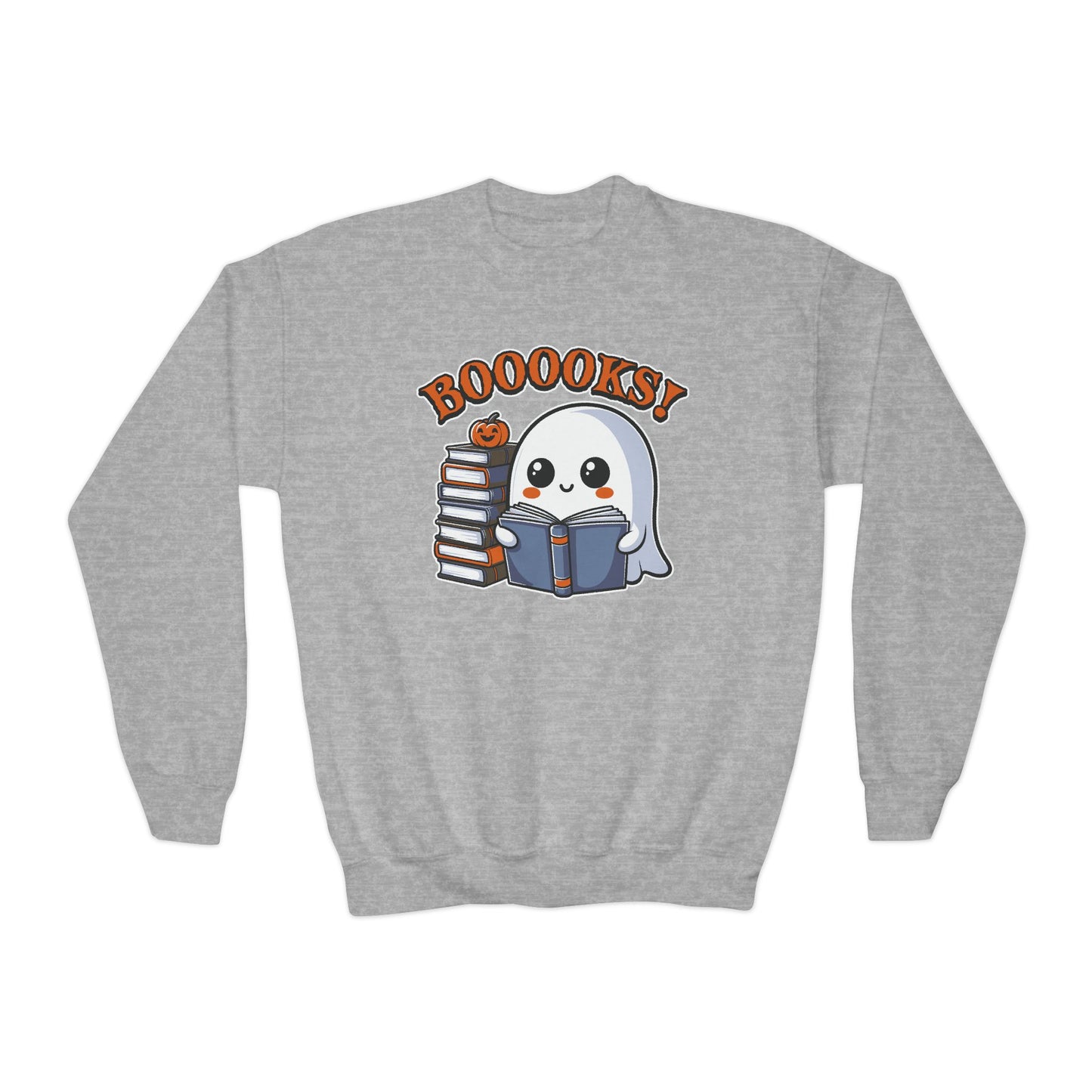 BOOOKS!! Youth Crewneck Sweatshirt