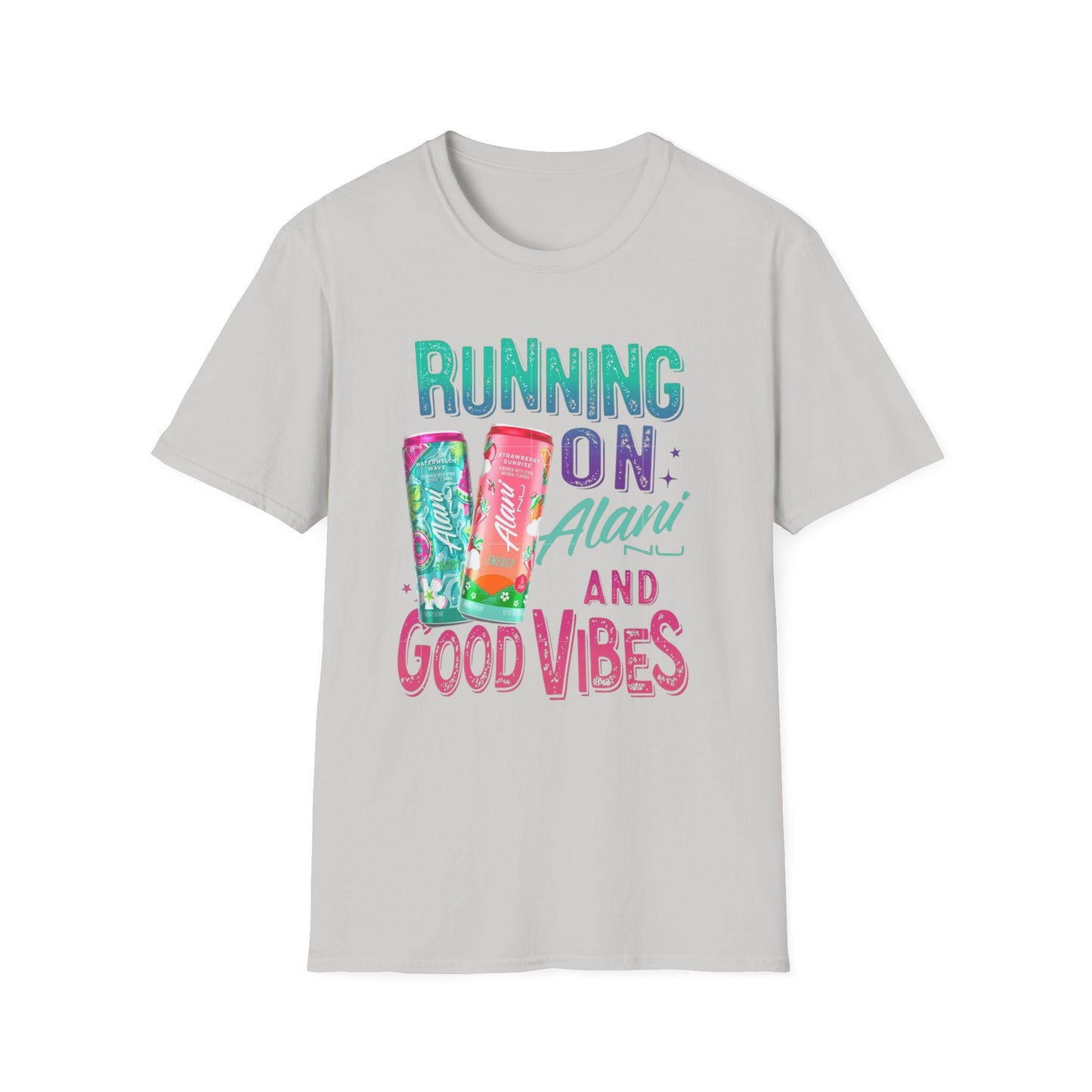 Running on Alani and Good Vibes Unisex Softstyle T-Shirt