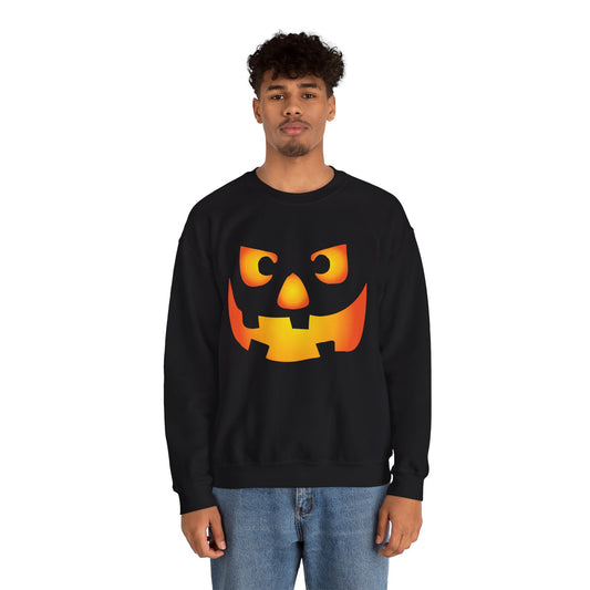 Halloween Pumpkin Face Sweatshirt