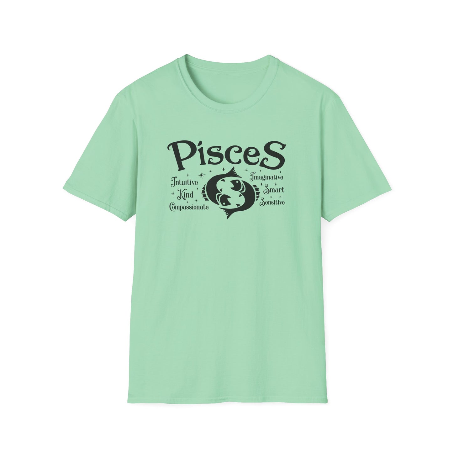Pisces Zodiac Unisex Softstyle T-Shirt