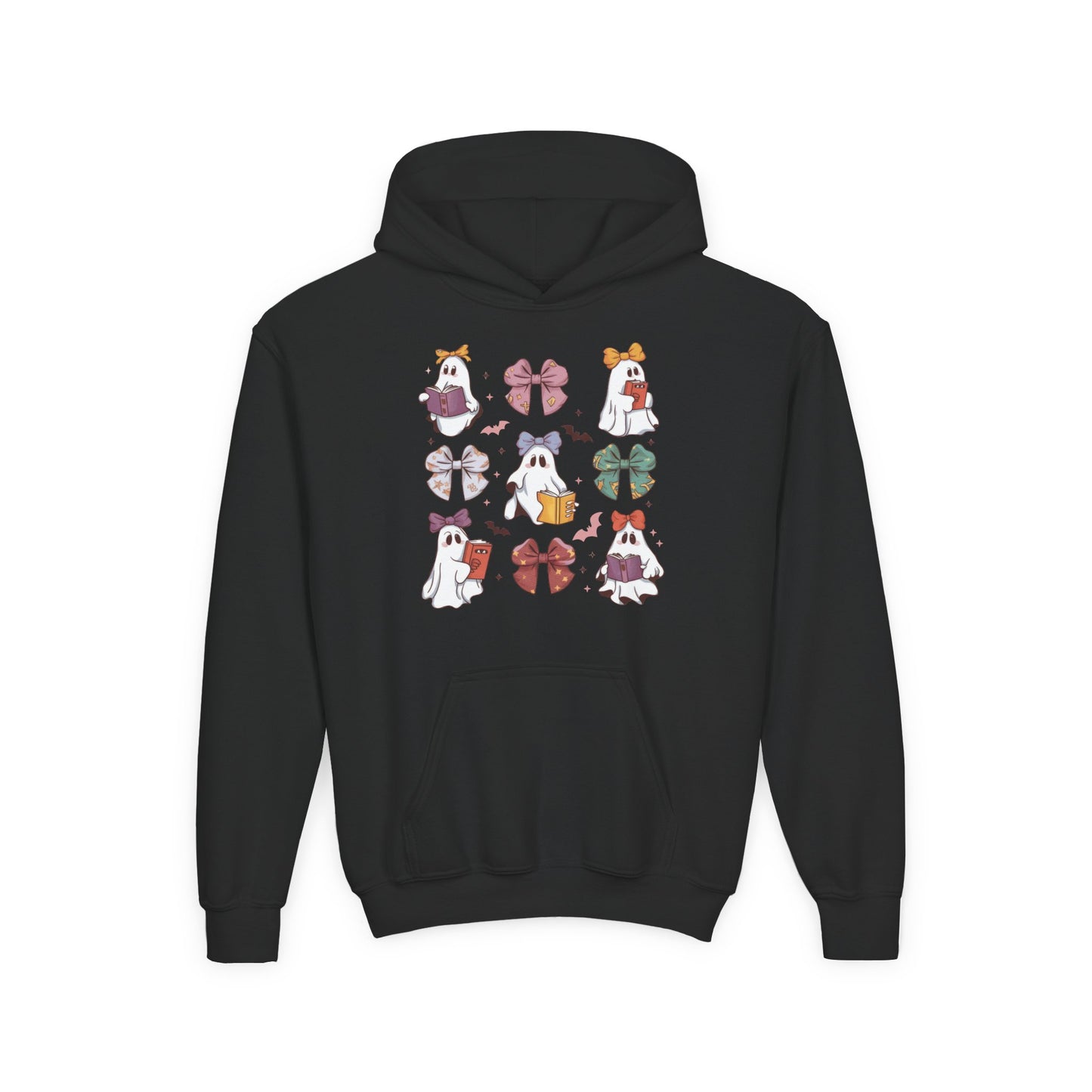 Ghosts & Books Youth Hoodie
