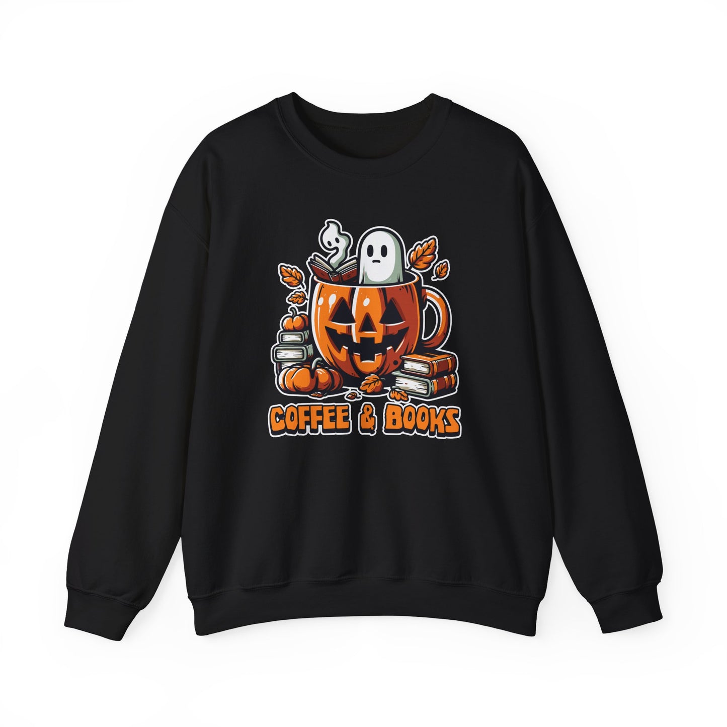 Halloween Coffee & Books Sweatshirt