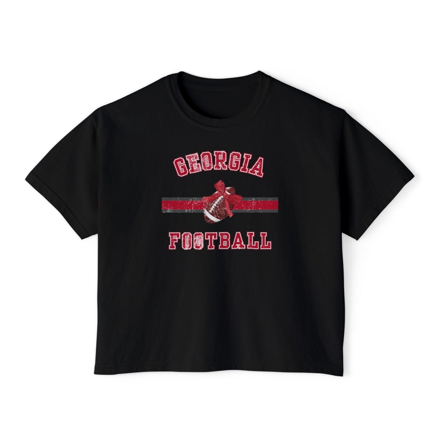 Georgia Football Women's Boxy Tee