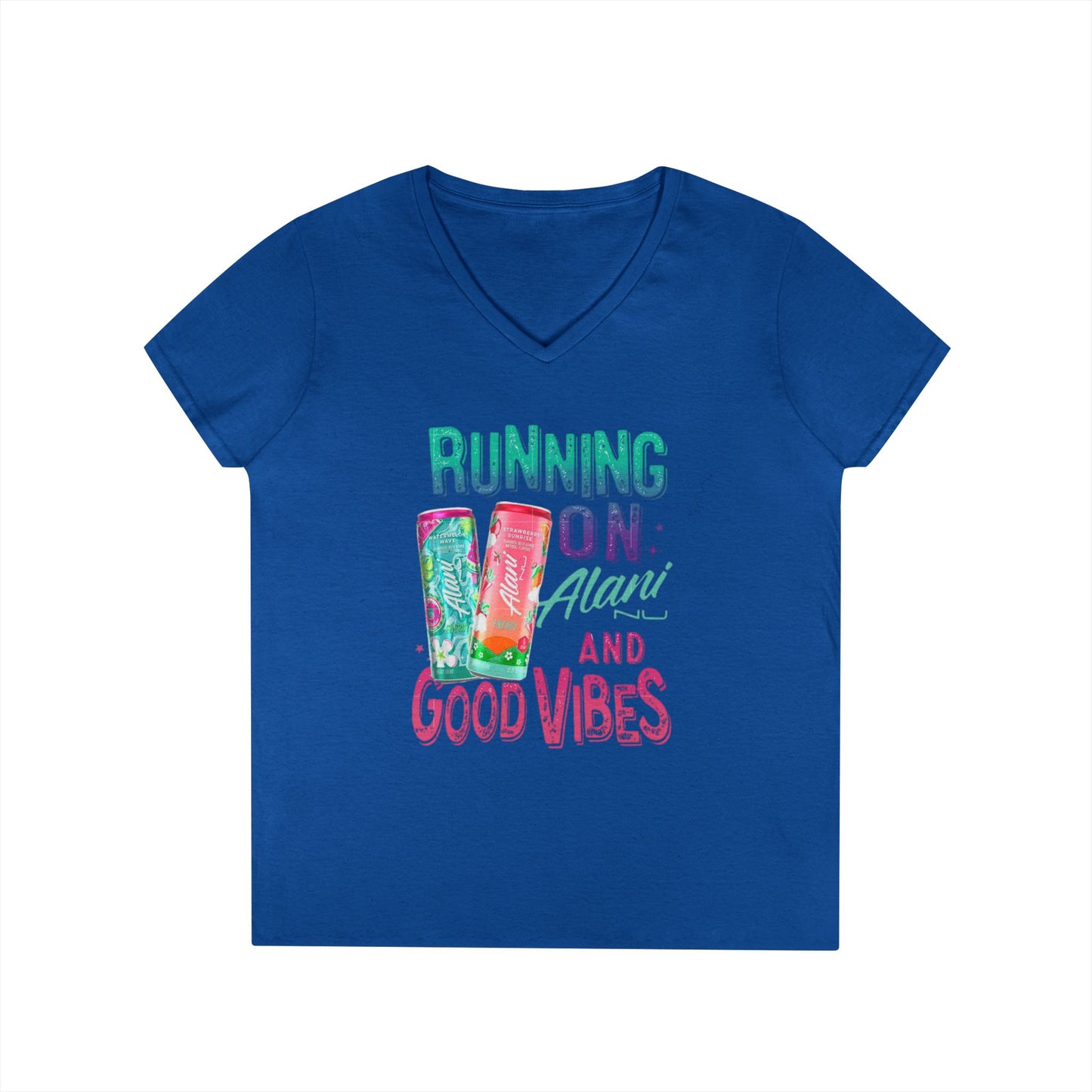Running on Alani and a Prayer  V-Neck T-Shirt
