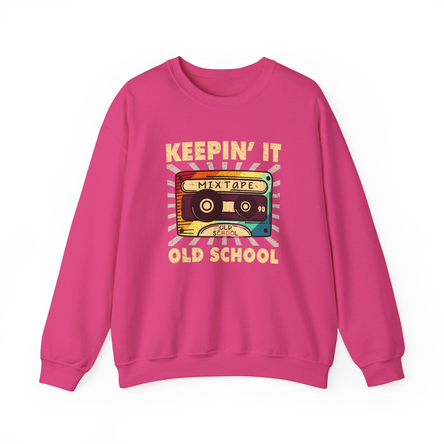 Retro Mixtape Crewneck Sweatshirt