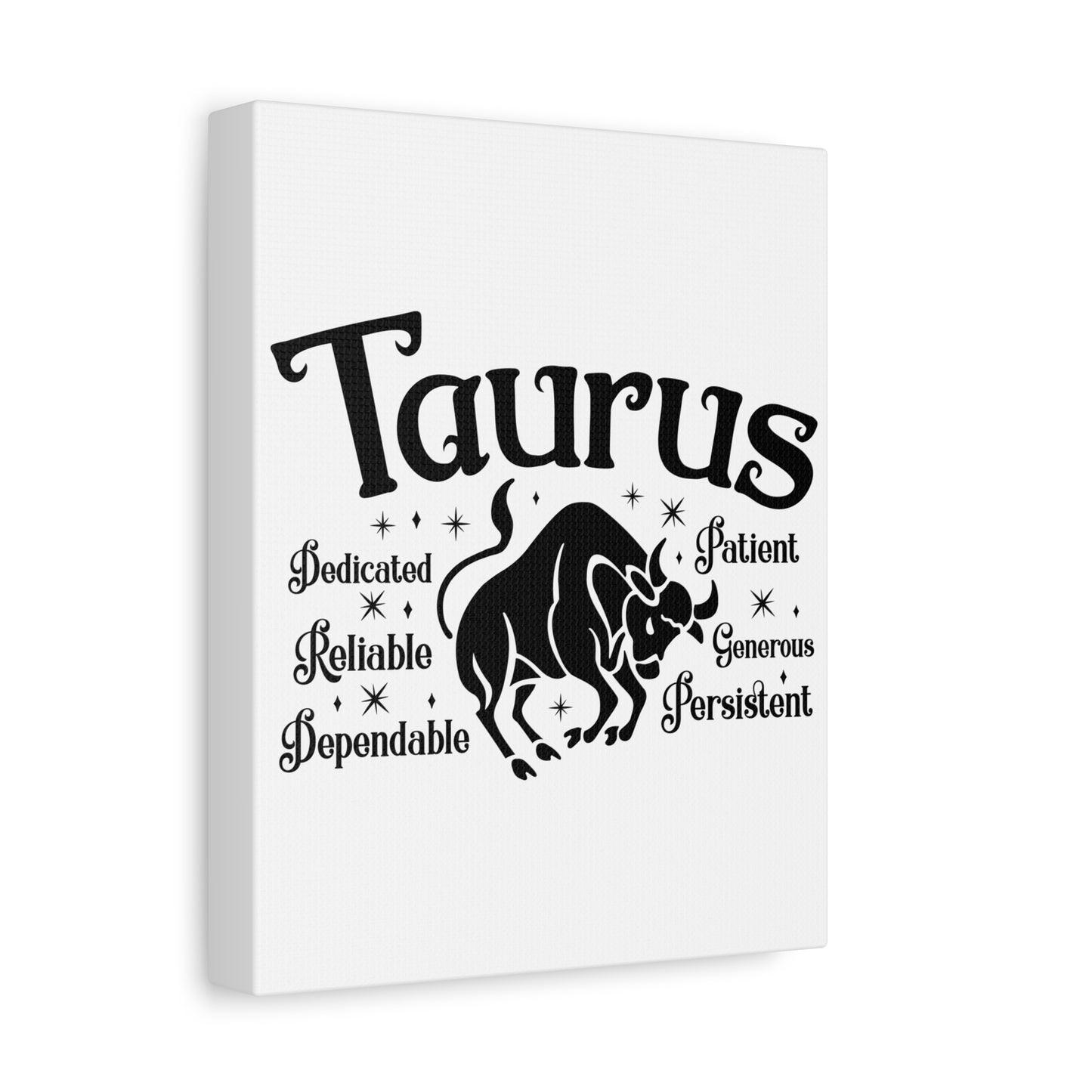 Taurus Matte Canvas, Stretched, 1.25"