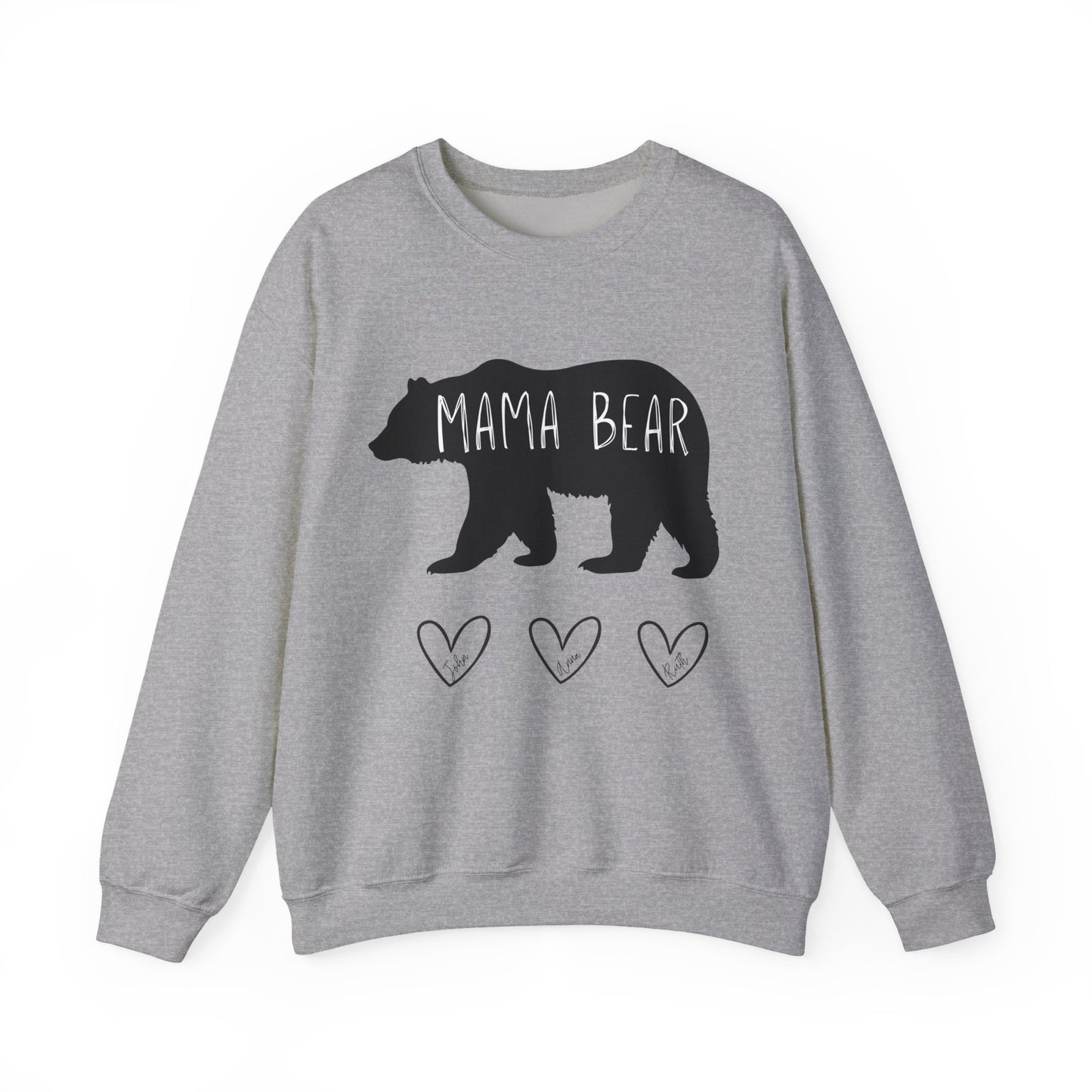 Personalized Mama Bear Crewneck Sweatshirt
