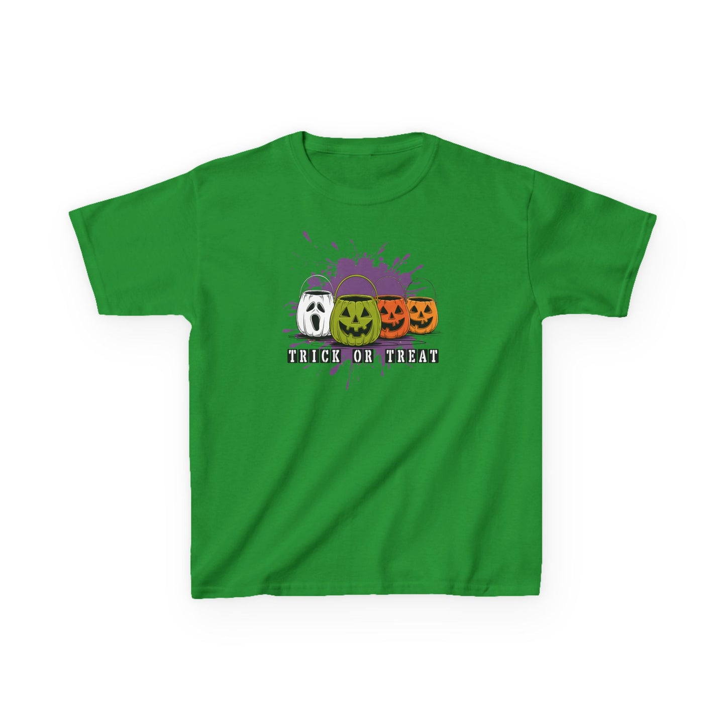 Halloween Pumpkin Trick or Treat Kids Tee