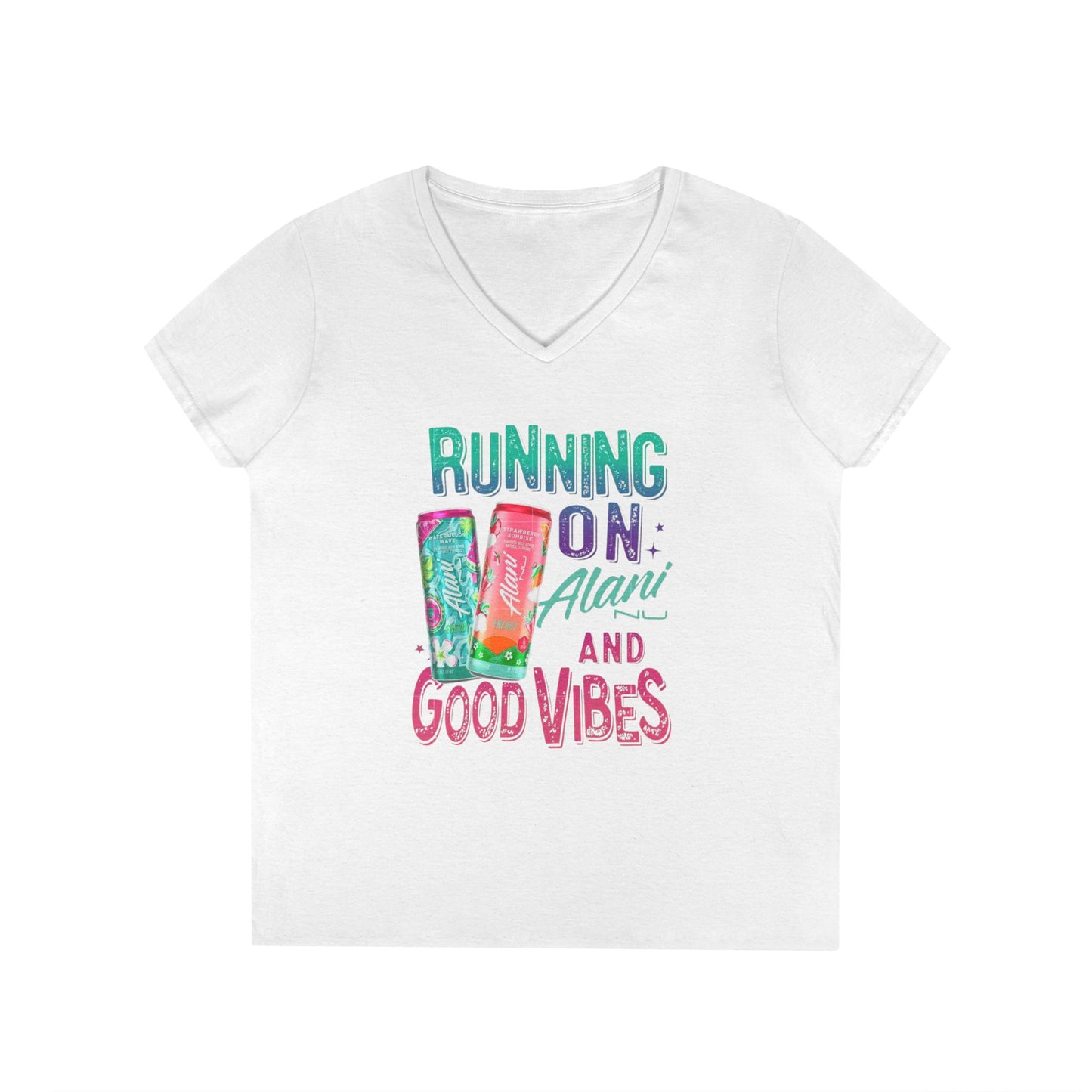 Running on Alani and a Prayer  V-Neck T-Shirt
