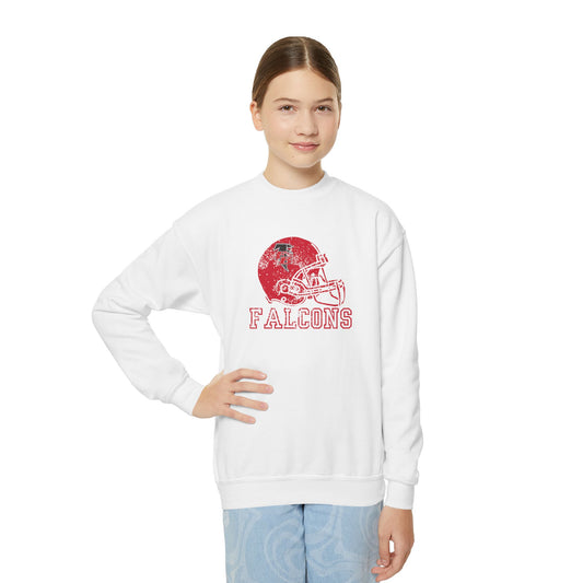 FB Falcons Helmet Youth Sweatshirt
