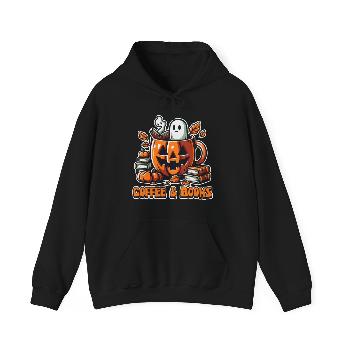 Coffee & Books Halloween Hoodie
