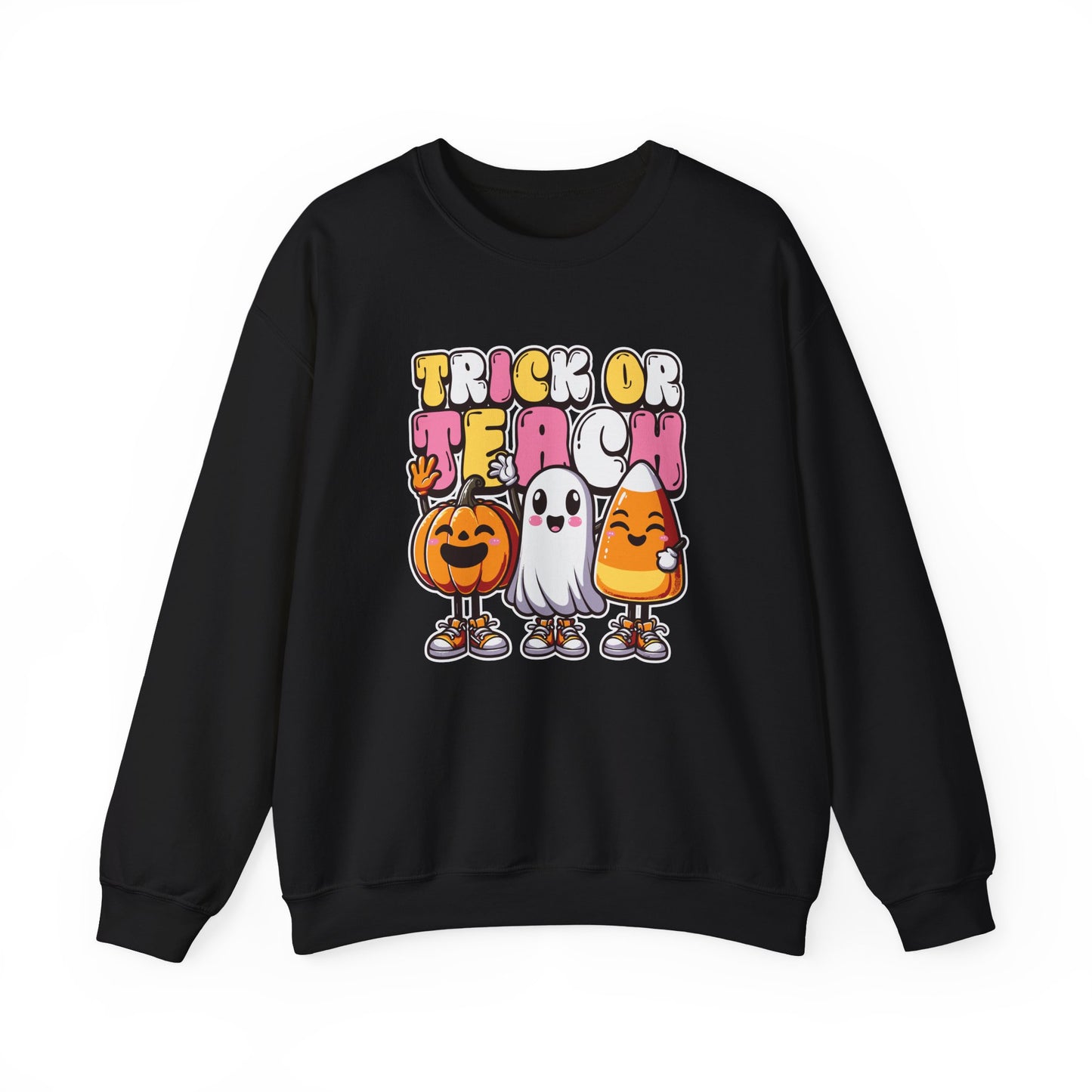 Halloween Trick or Teach Crewneck Sweatshirt