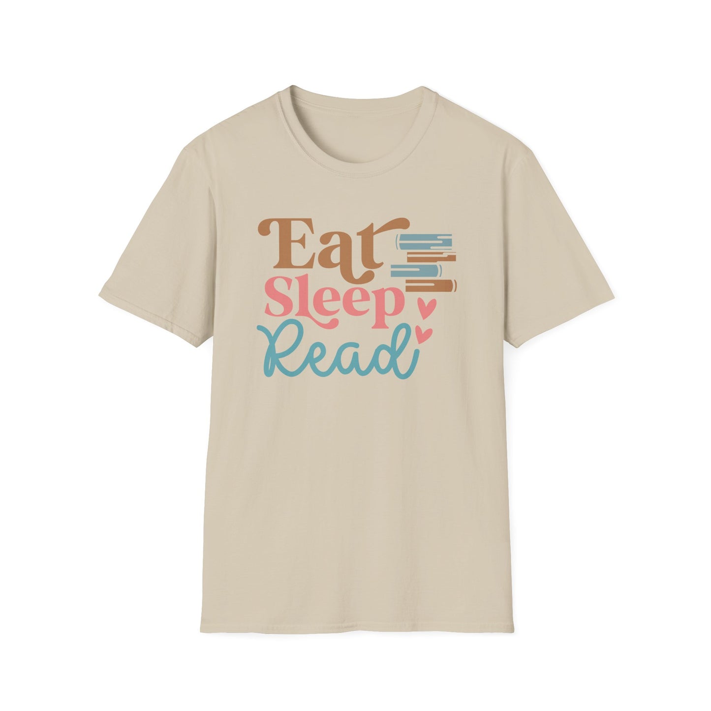 Eat Sleep Read Unisex Softstyle T-Shirt