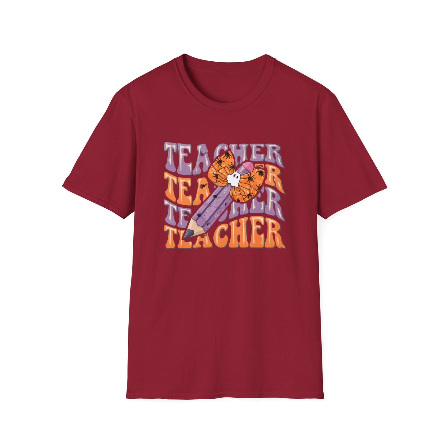 Teacher Halloween Unisex Softstyle T-Shirt