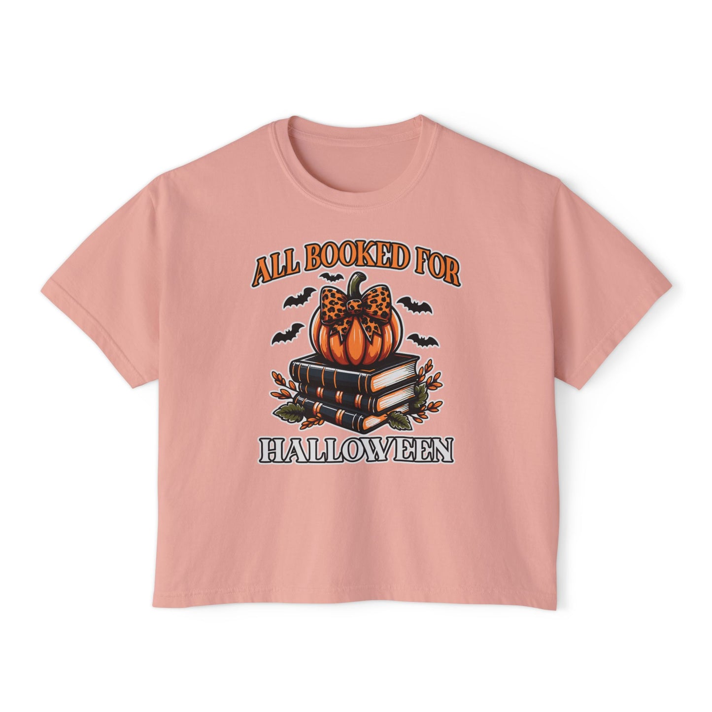 All Booked For Halloween Women's Boxy Tee