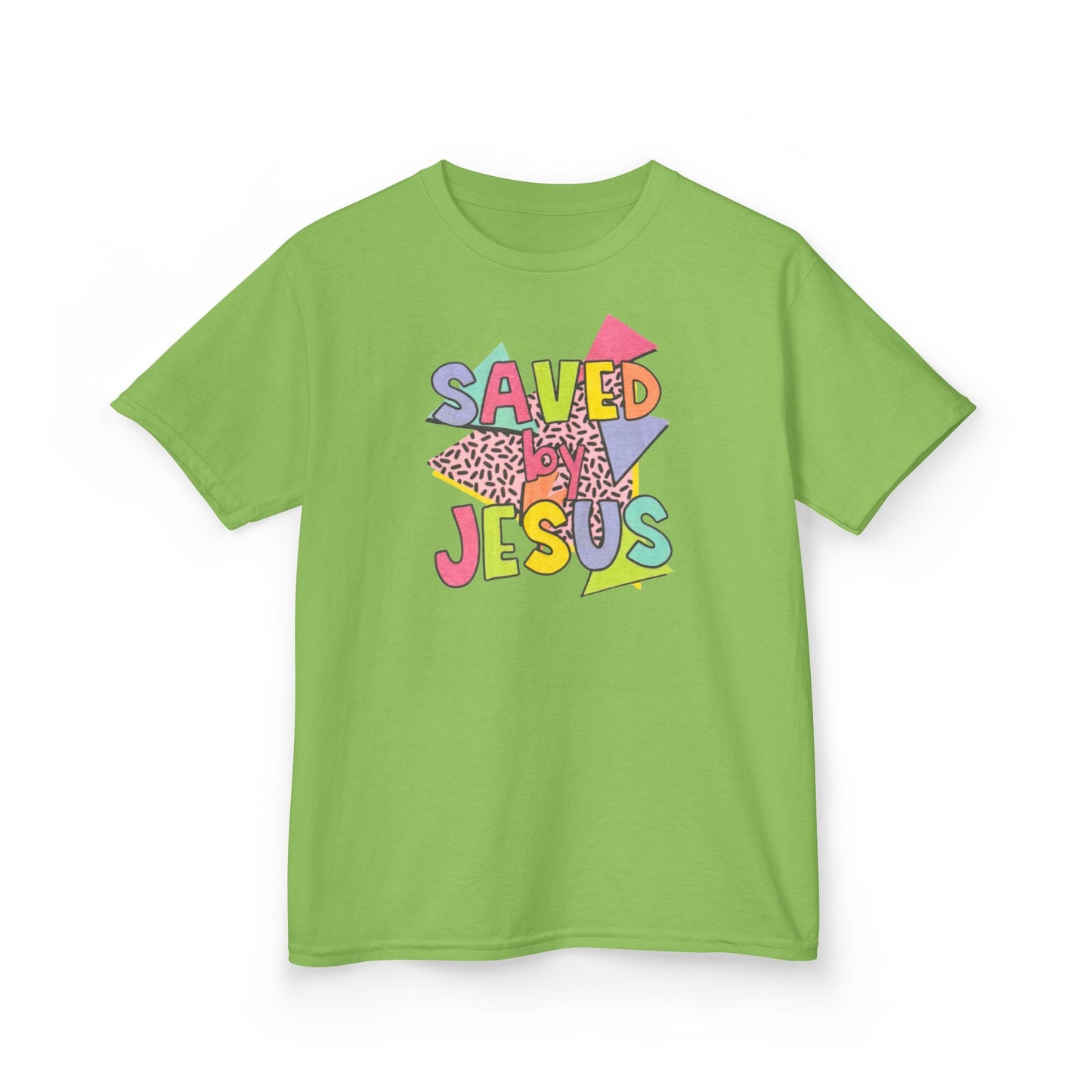 Retro Saved by Jesus Kids Tee