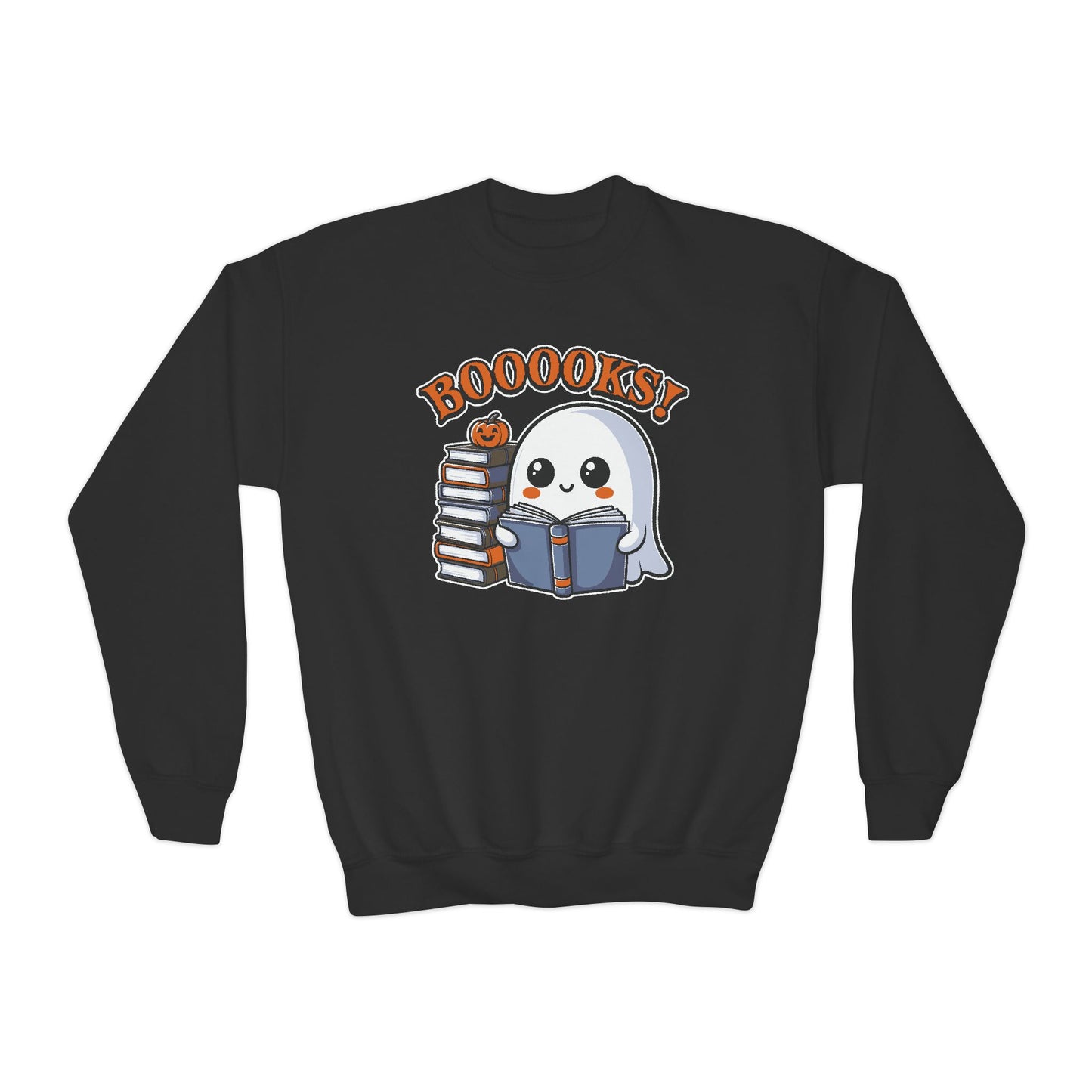 BOOOKS!! Youth Crewneck Sweatshirt
