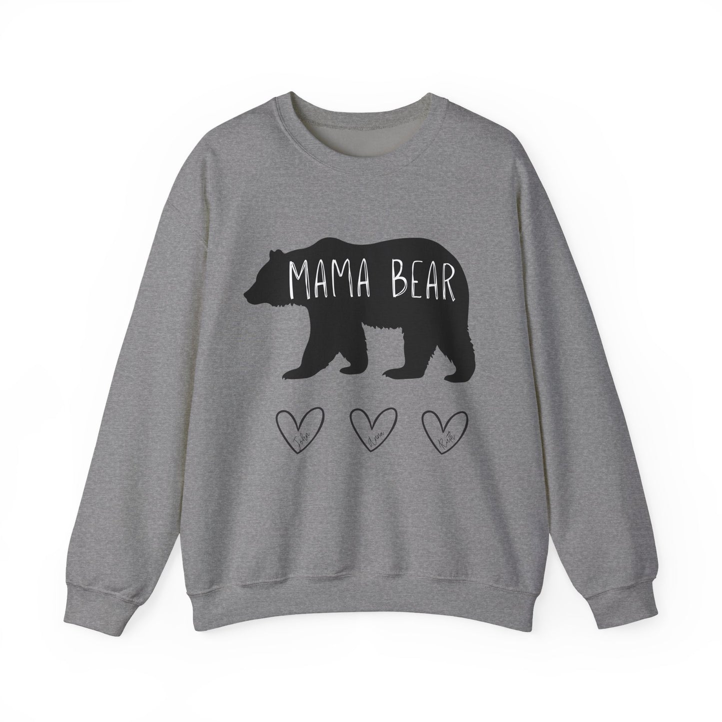 Personalized Mama Bear Crewneck Sweatshirt